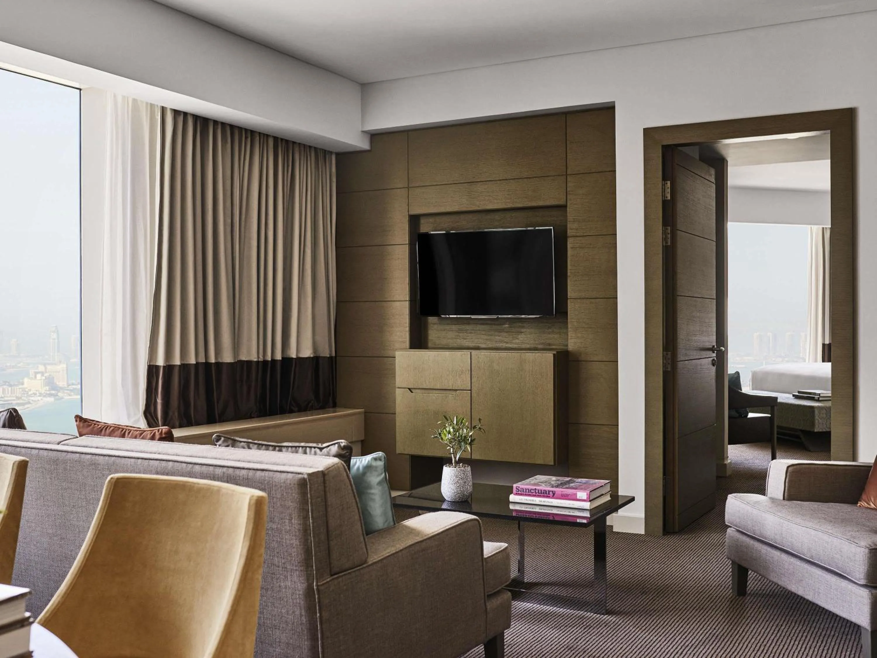 Bedroom in Pullman Doha West Bay