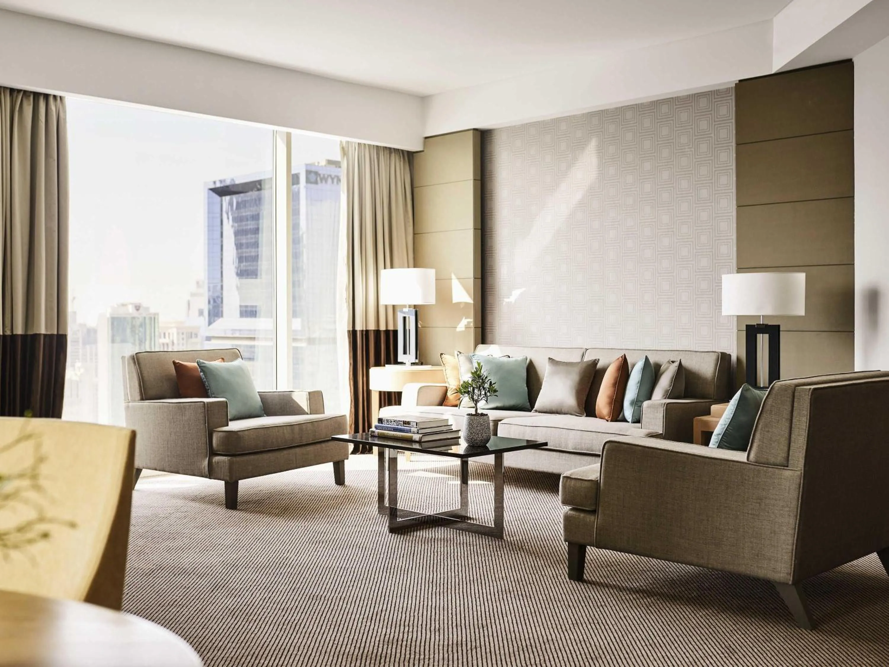 Bedroom in Pullman Doha West Bay