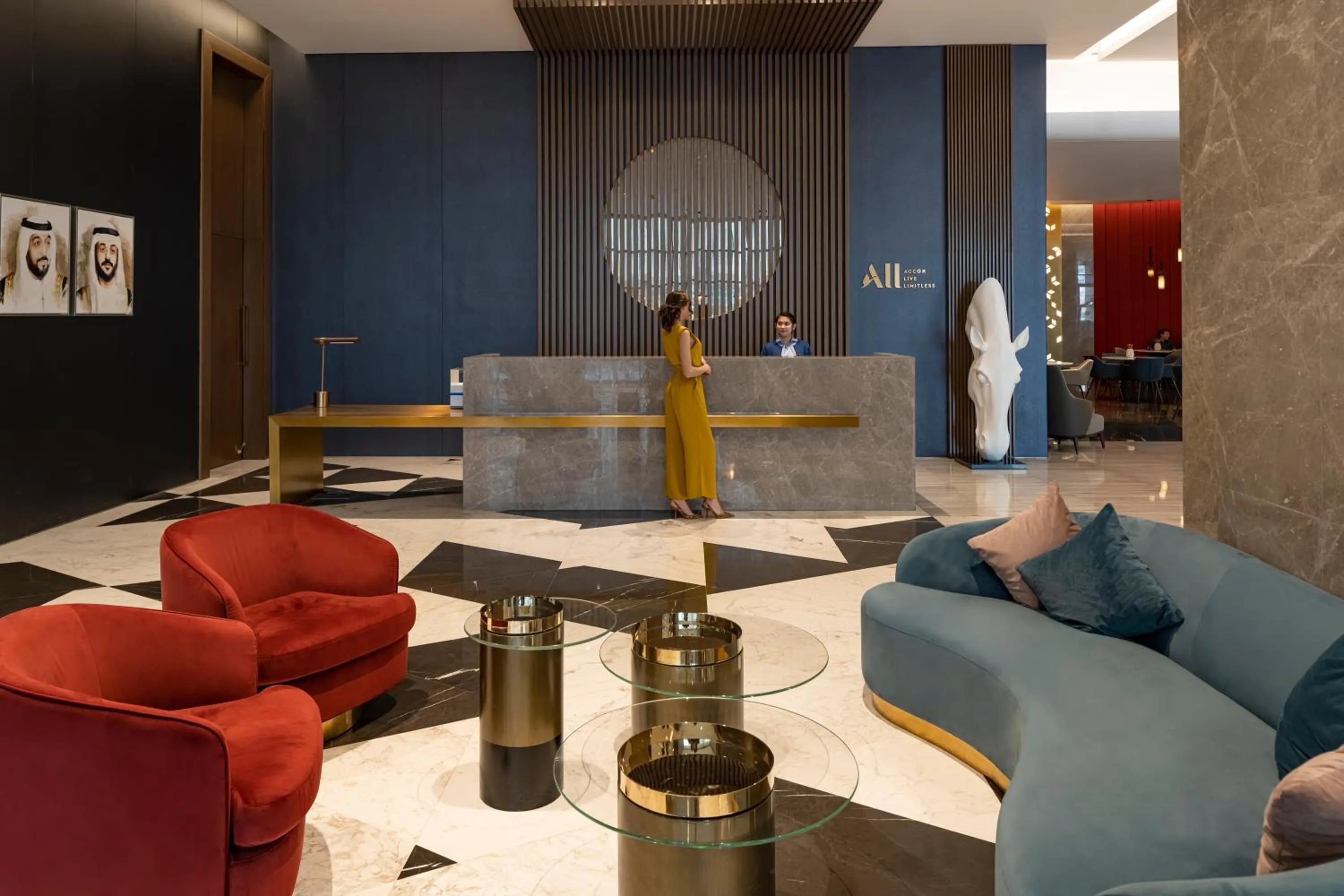 Lobby or reception in Pullman Sharjah
