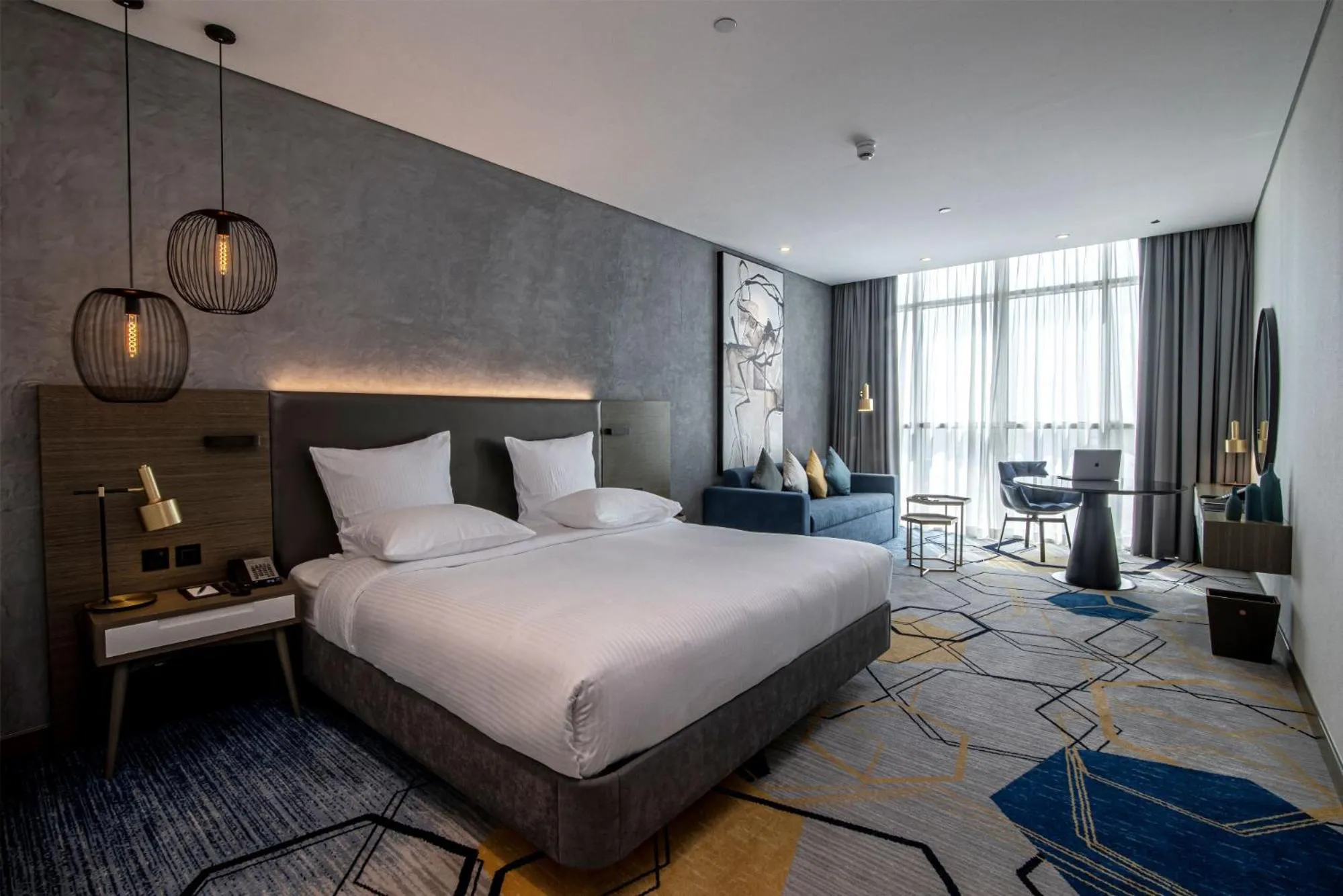 Photo of the whole room, Bed in Pullman Sharjah