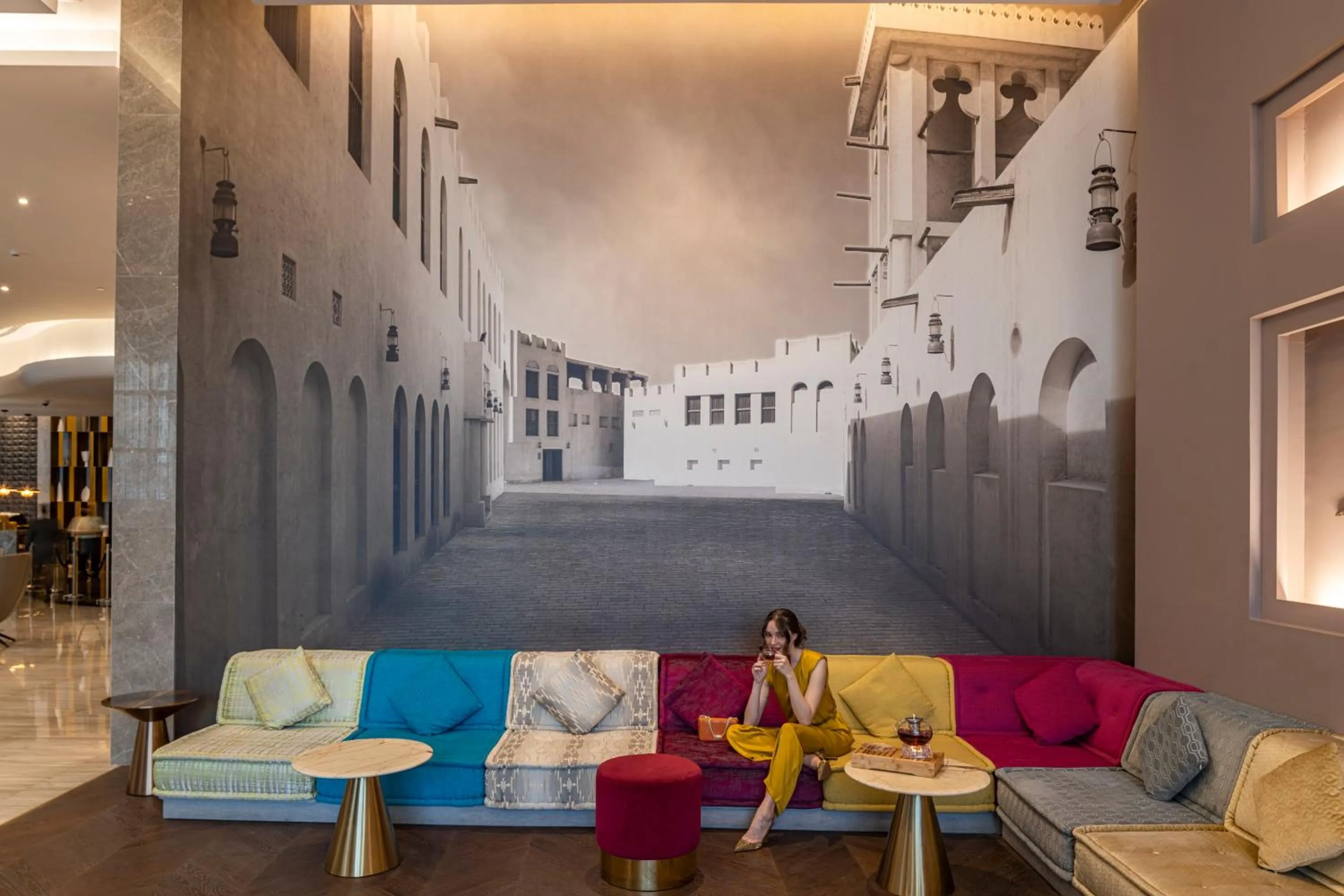 Lobby or reception in Pullman Sharjah