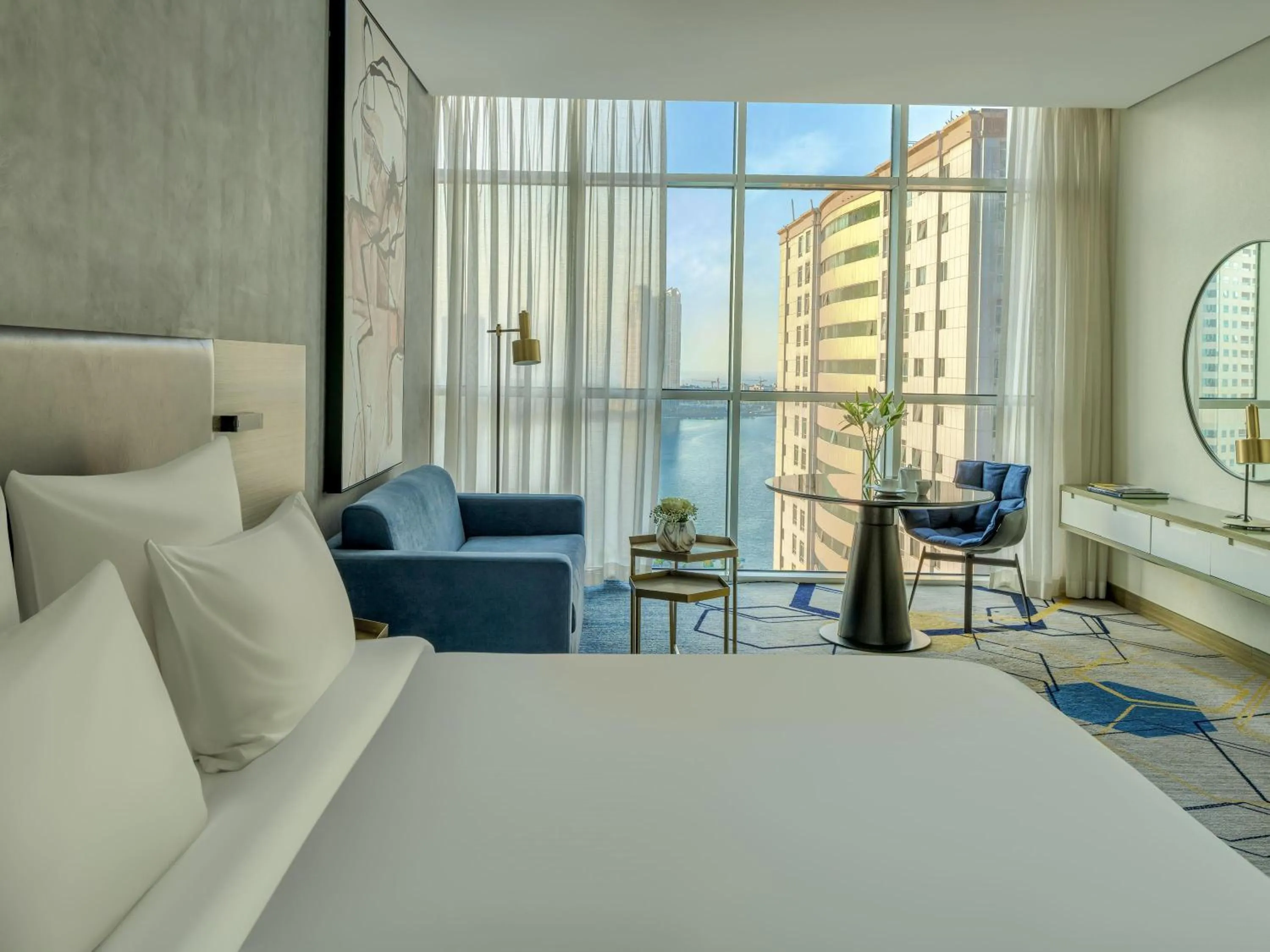 Bedroom, Bed in Pullman Sharjah