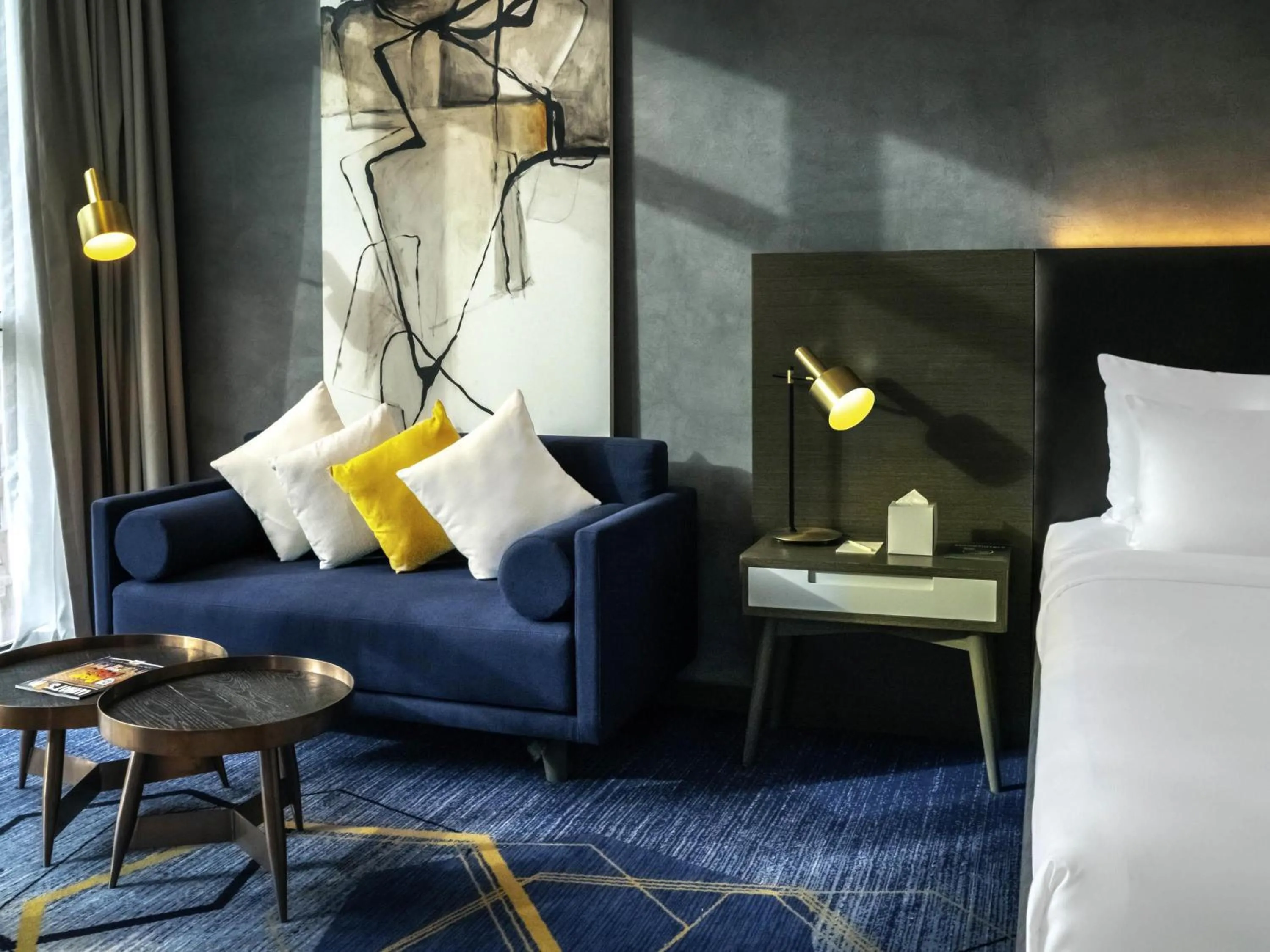 Bedroom, Bed in Pullman Sharjah