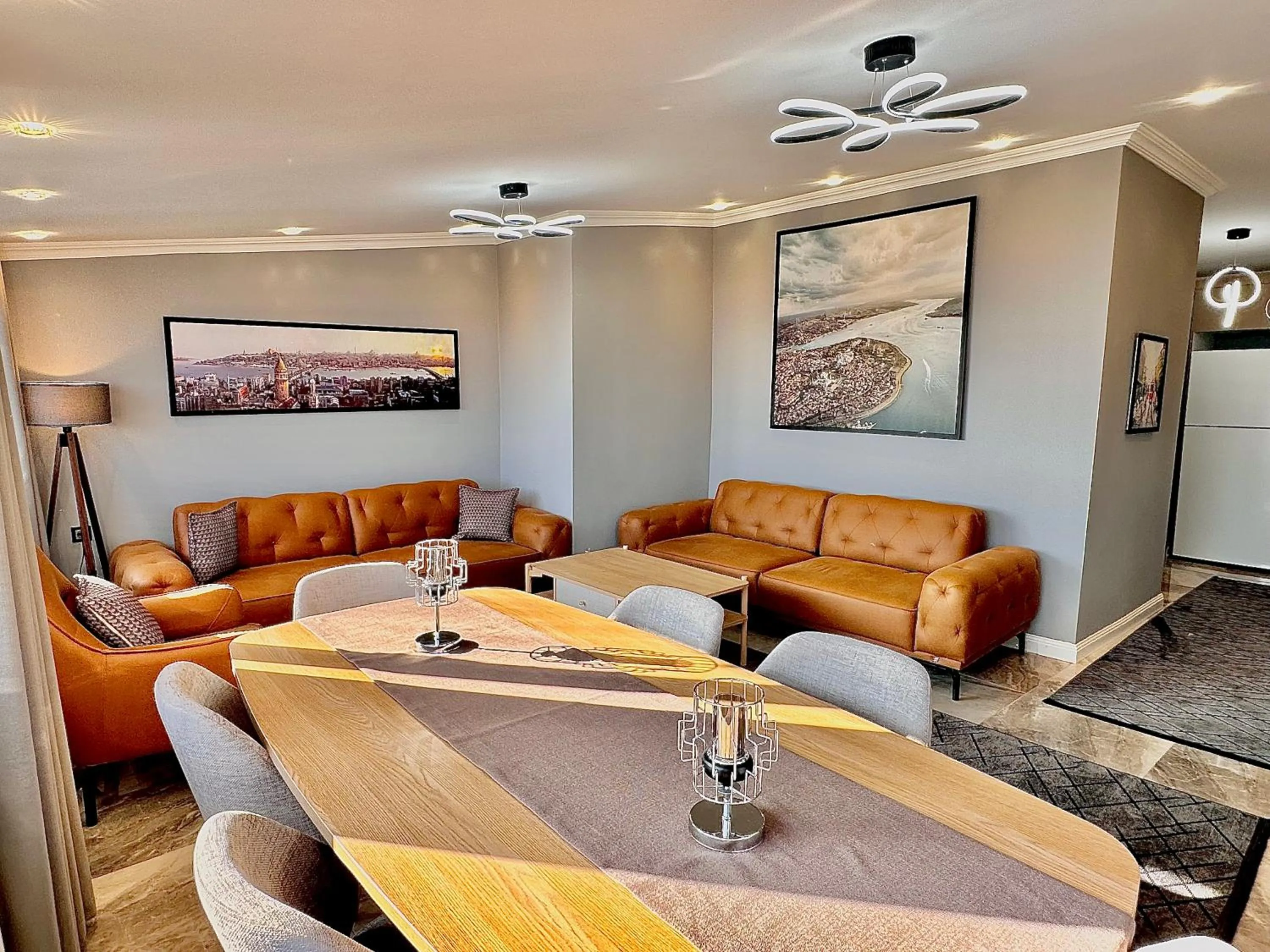 Living room in Stone Suites