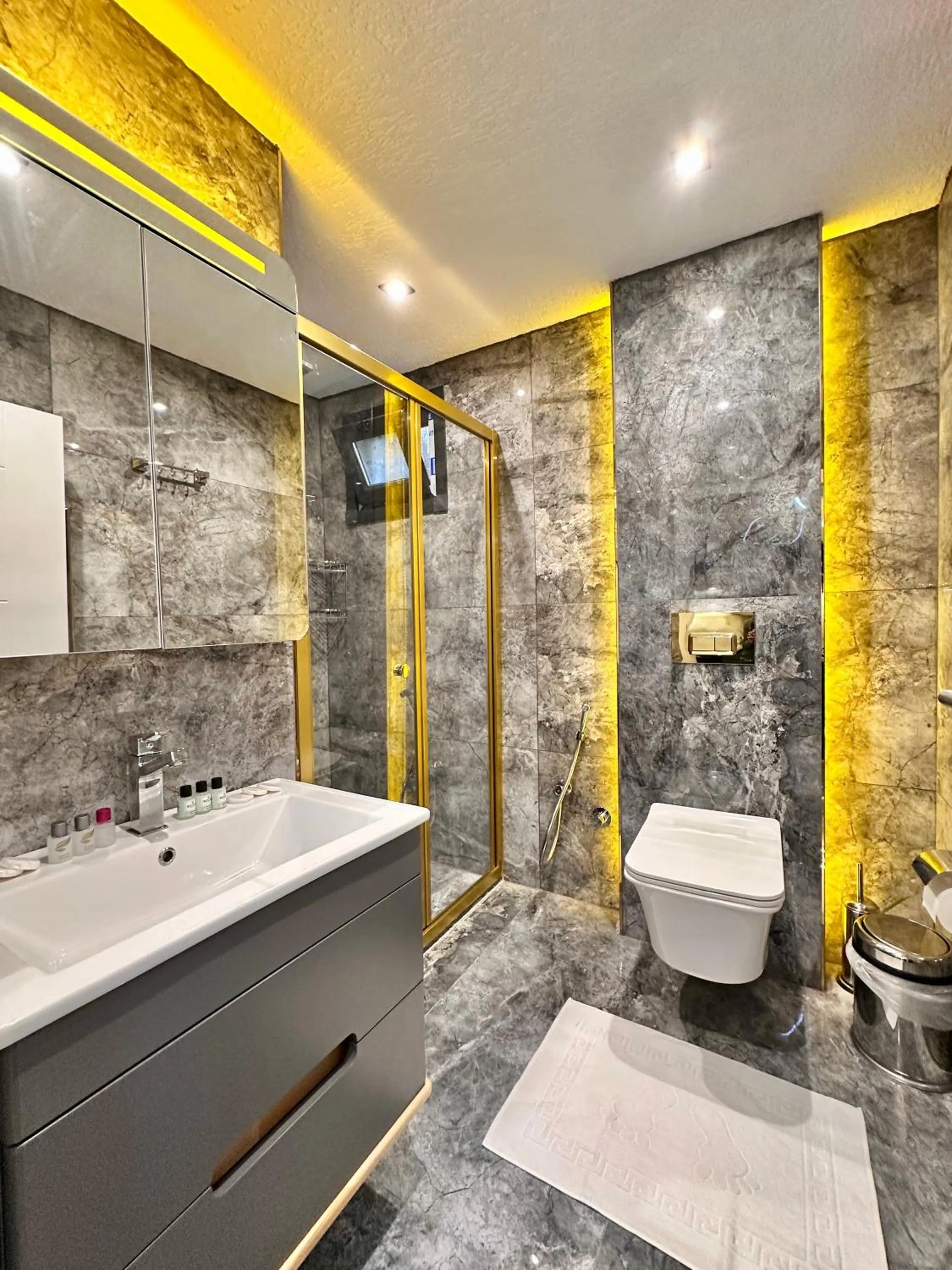 Shower in Stone Suites