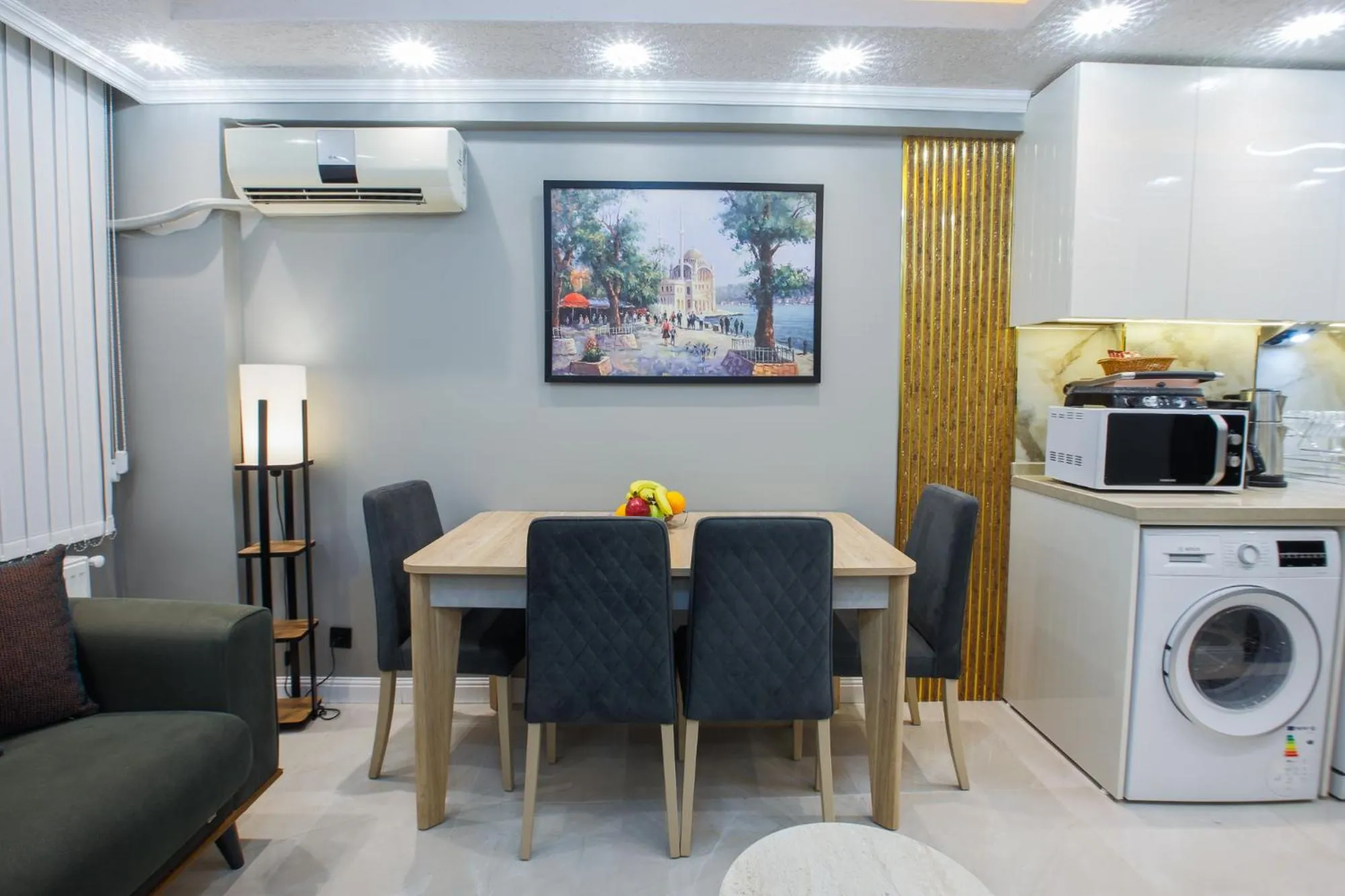 Living room in Stone Suites