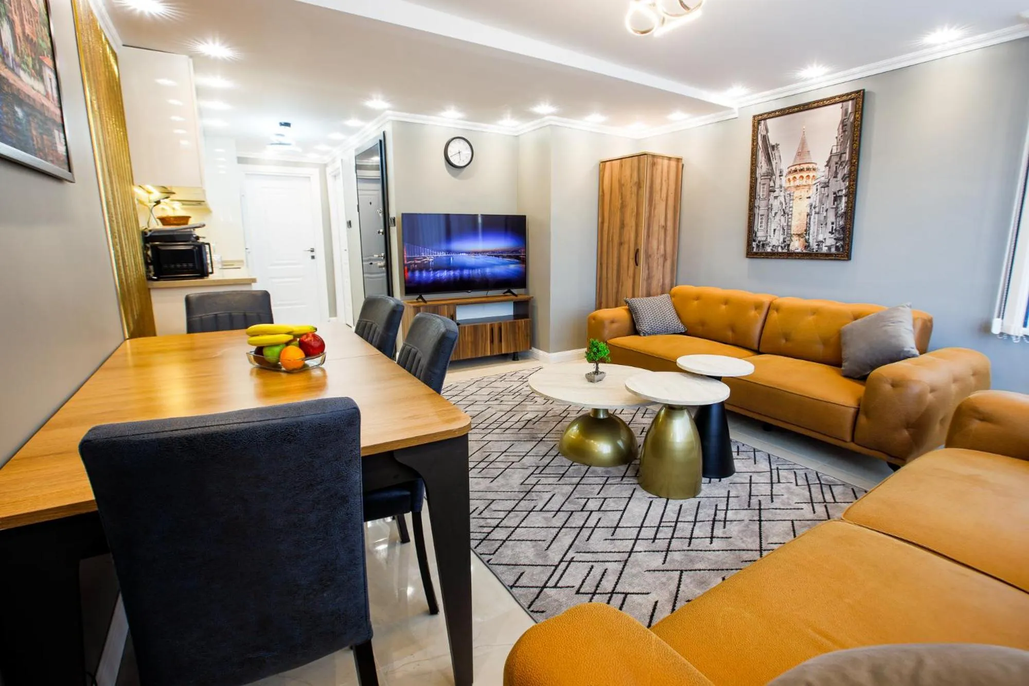 Living room in Stone Suites