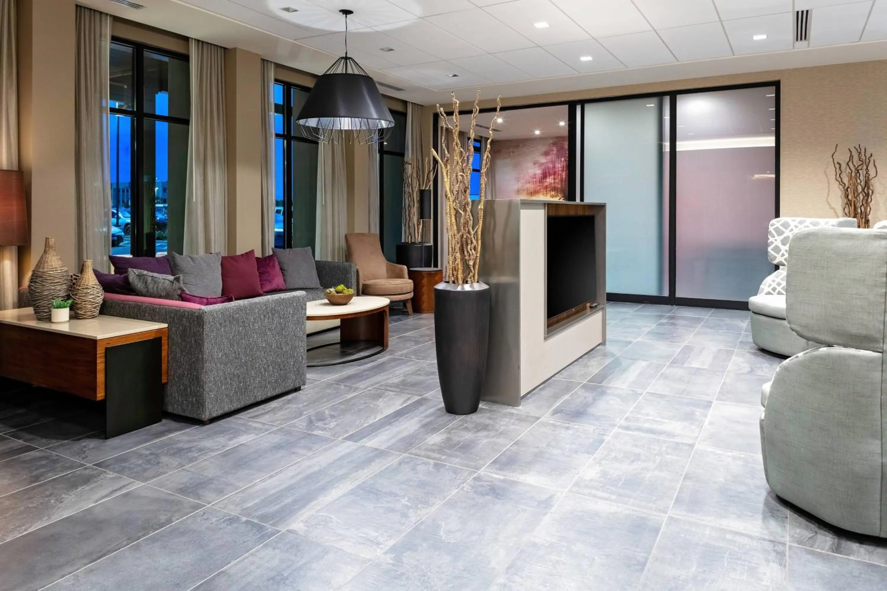 Lobby or reception in Courtyard Pasco Tri-Cities Airport