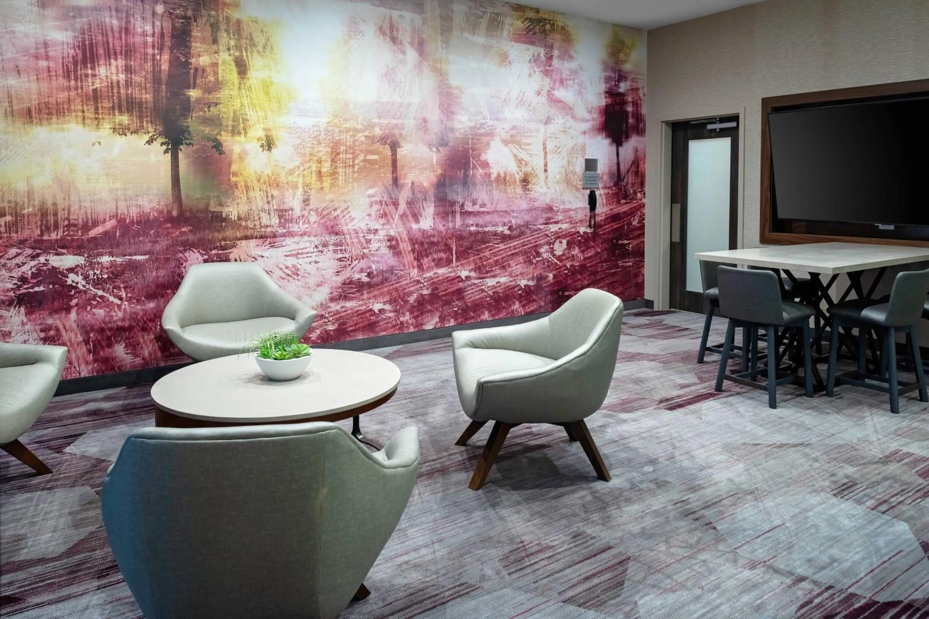 Lobby or reception in Courtyard Pasco Tri-Cities Airport