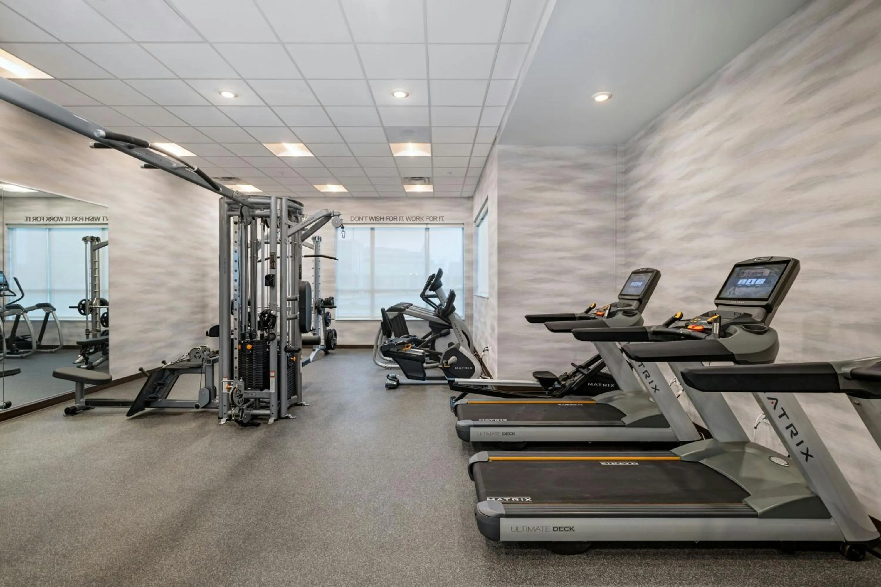 Fitness centre/facilities in Fairfield Inn and Suites by Marriott St Louis Downtown