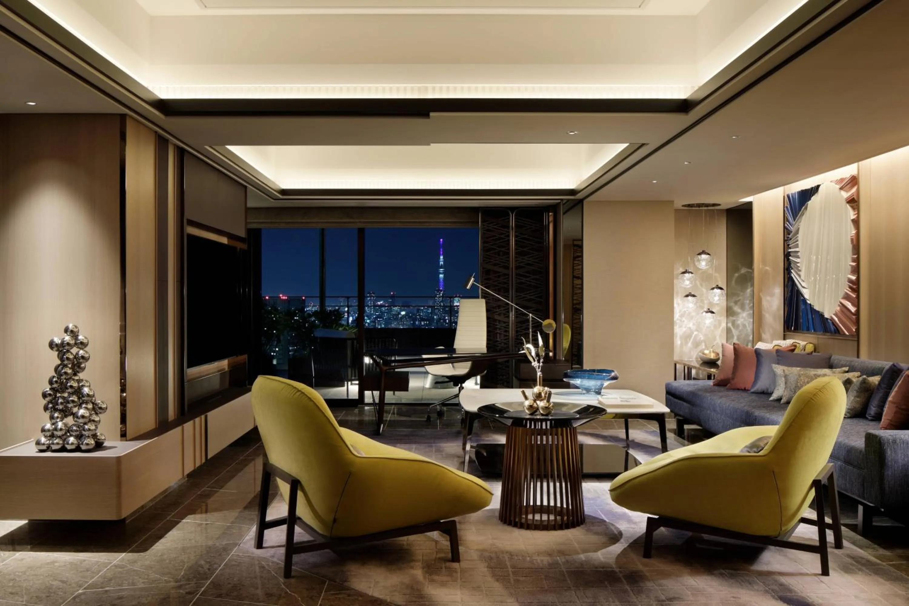 Living room in mesm Tokyo, Autograph Collection