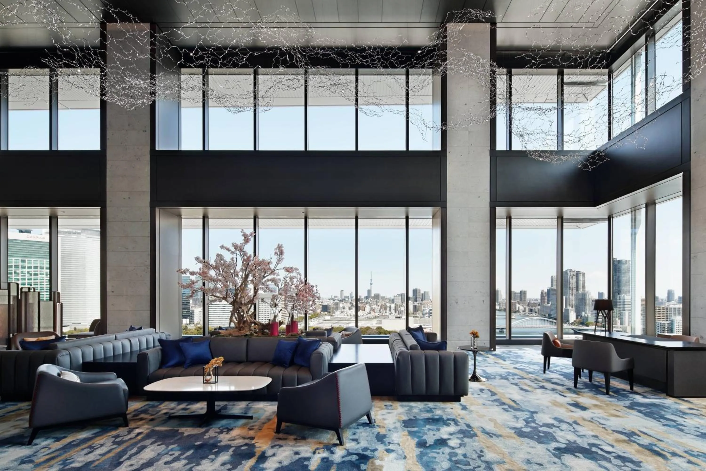 Lobby or reception in mesm Tokyo, Autograph Collection