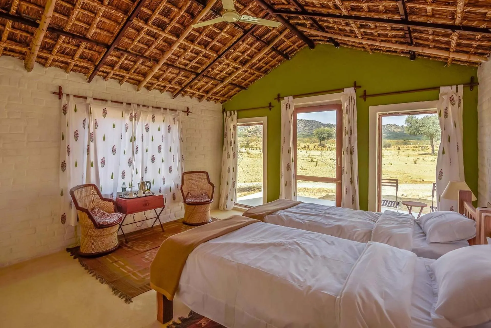 Bedroom, Bed in Camp Lands End