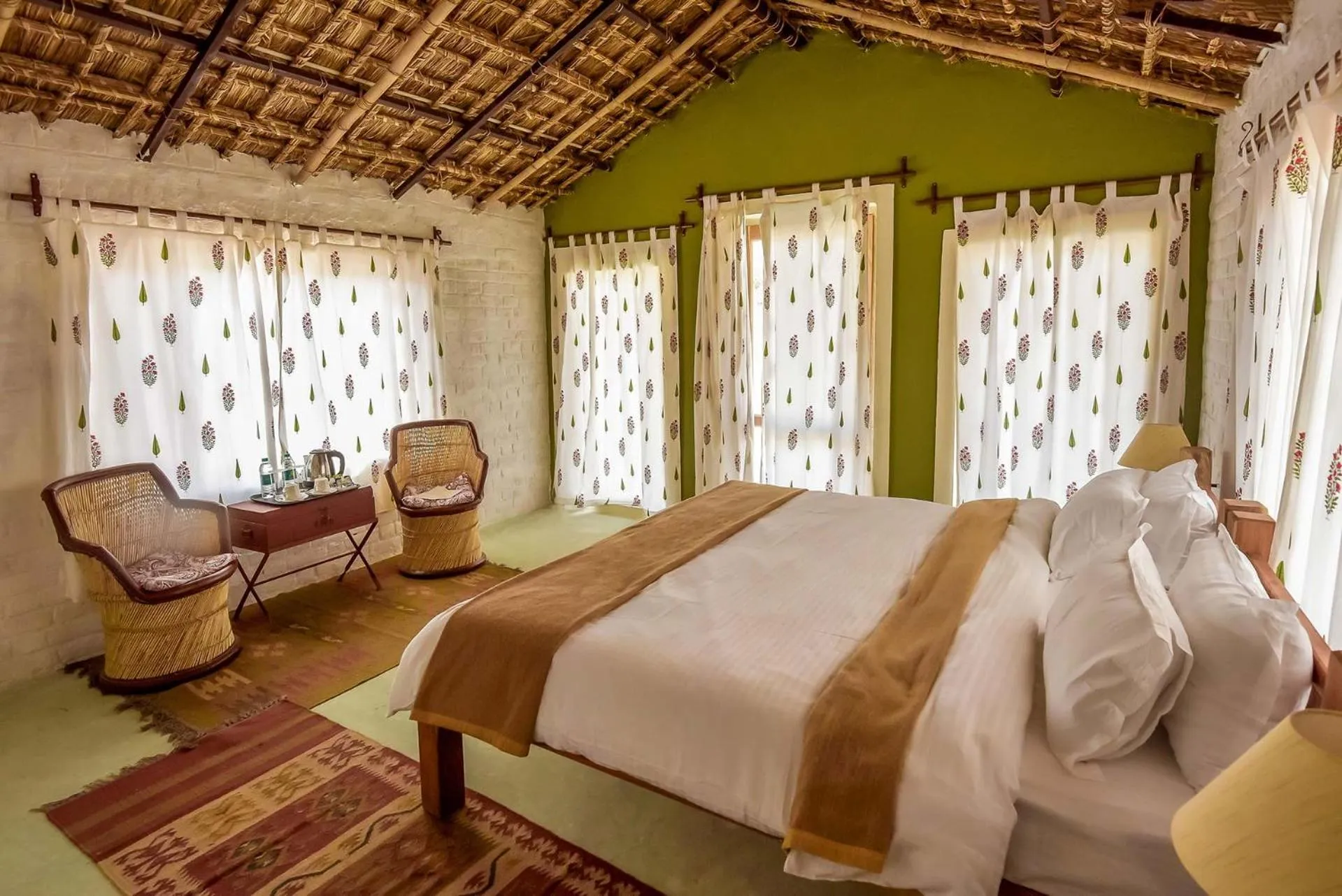 Bedroom, Bed in Camp Lands End