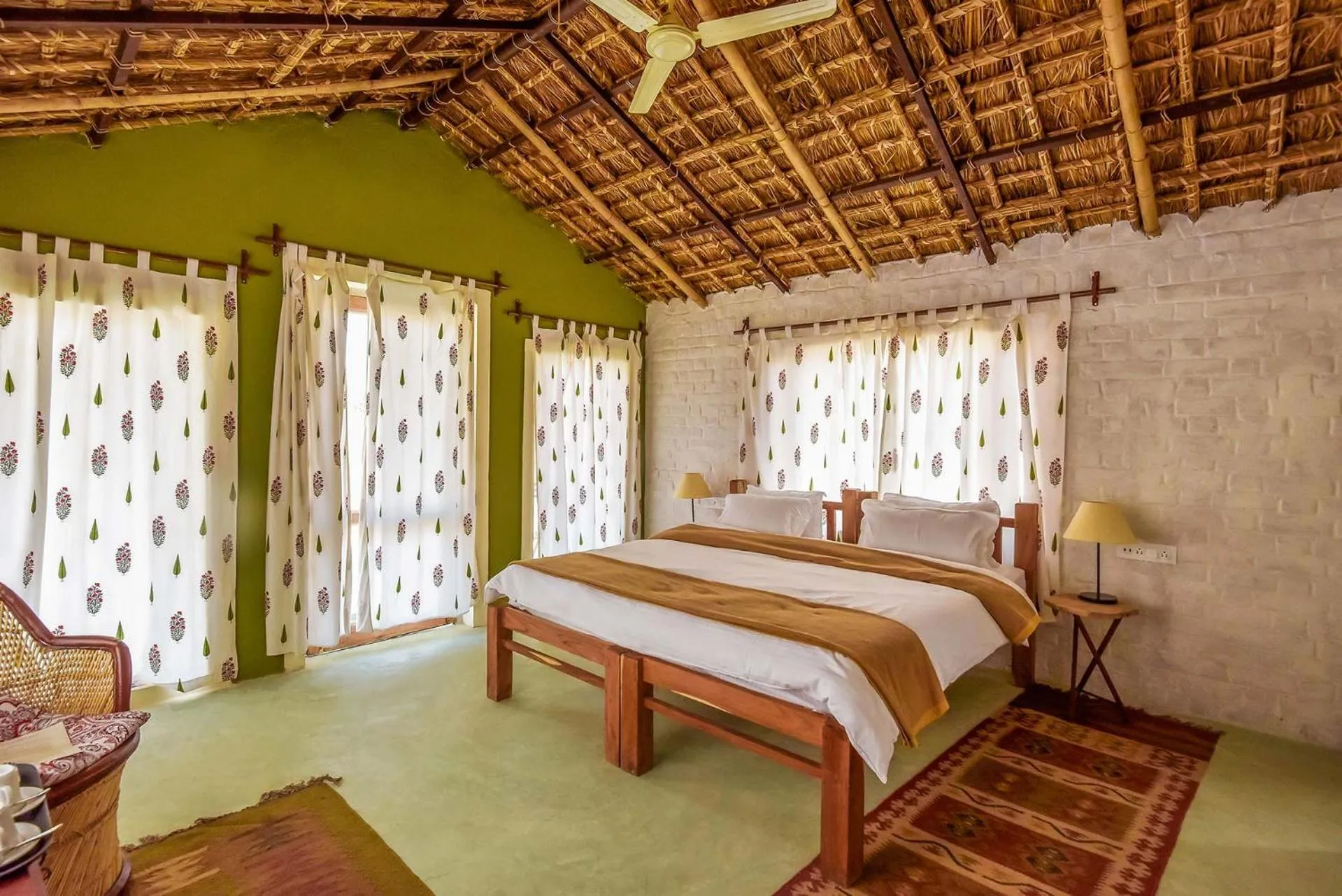 Bedroom, Bed in Camp Lands End