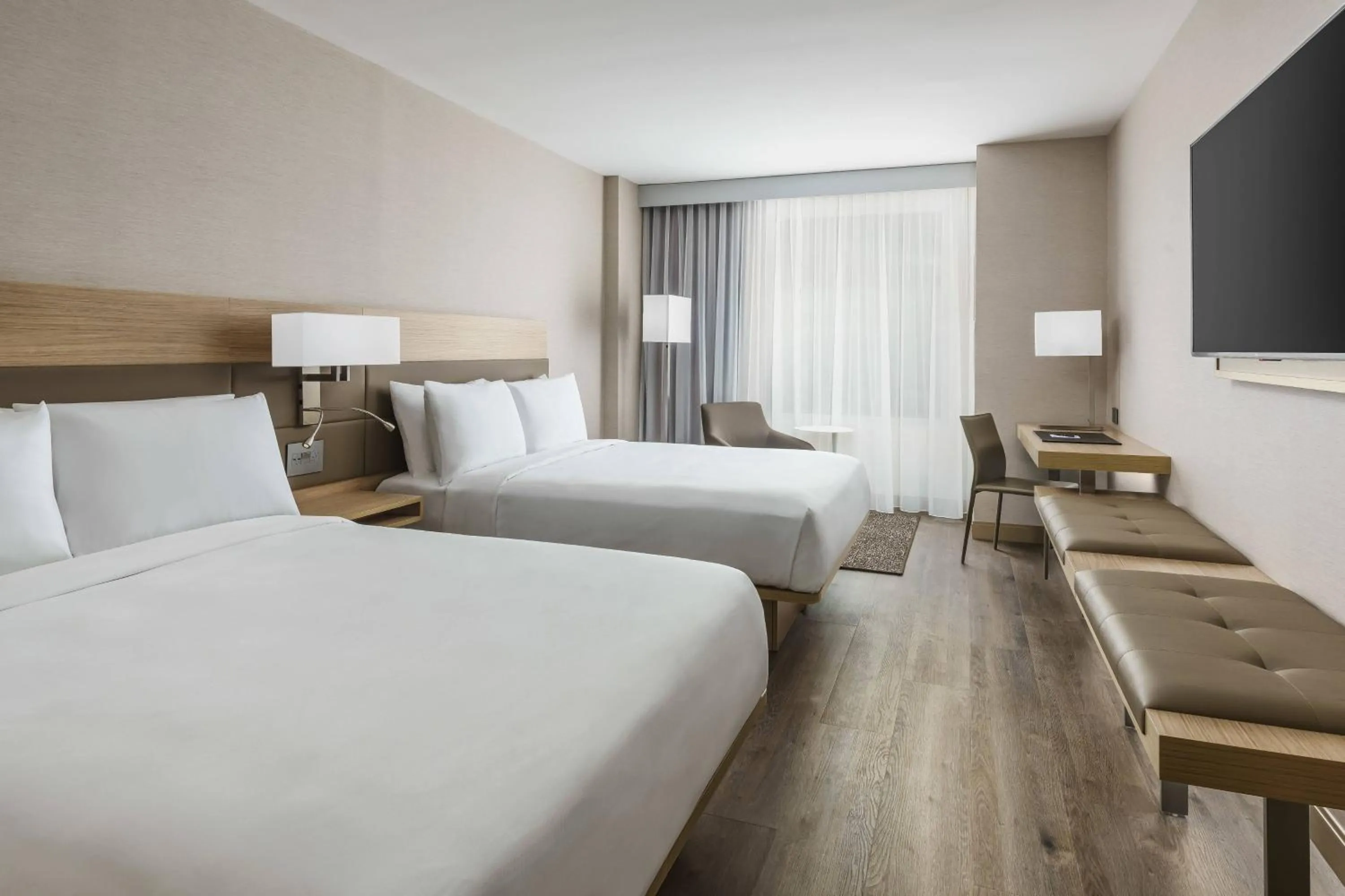 Photo of the whole room, Bed in AC Hotel by Marriott Washington DC Downtown