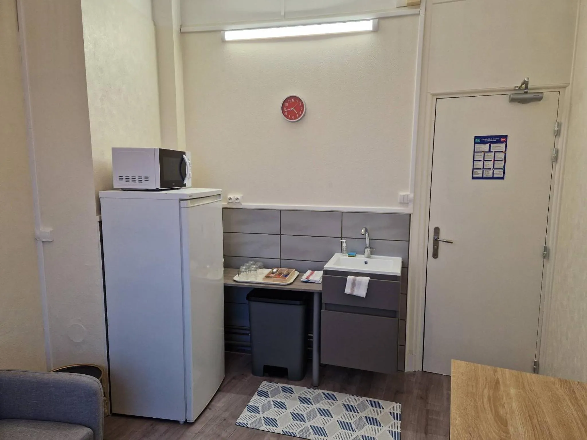 Kitchen or kitchenette in Hotel Le Splendid