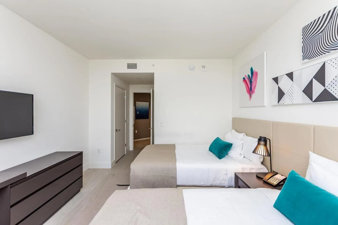 Bed in Amazing Apartments at H Beach House