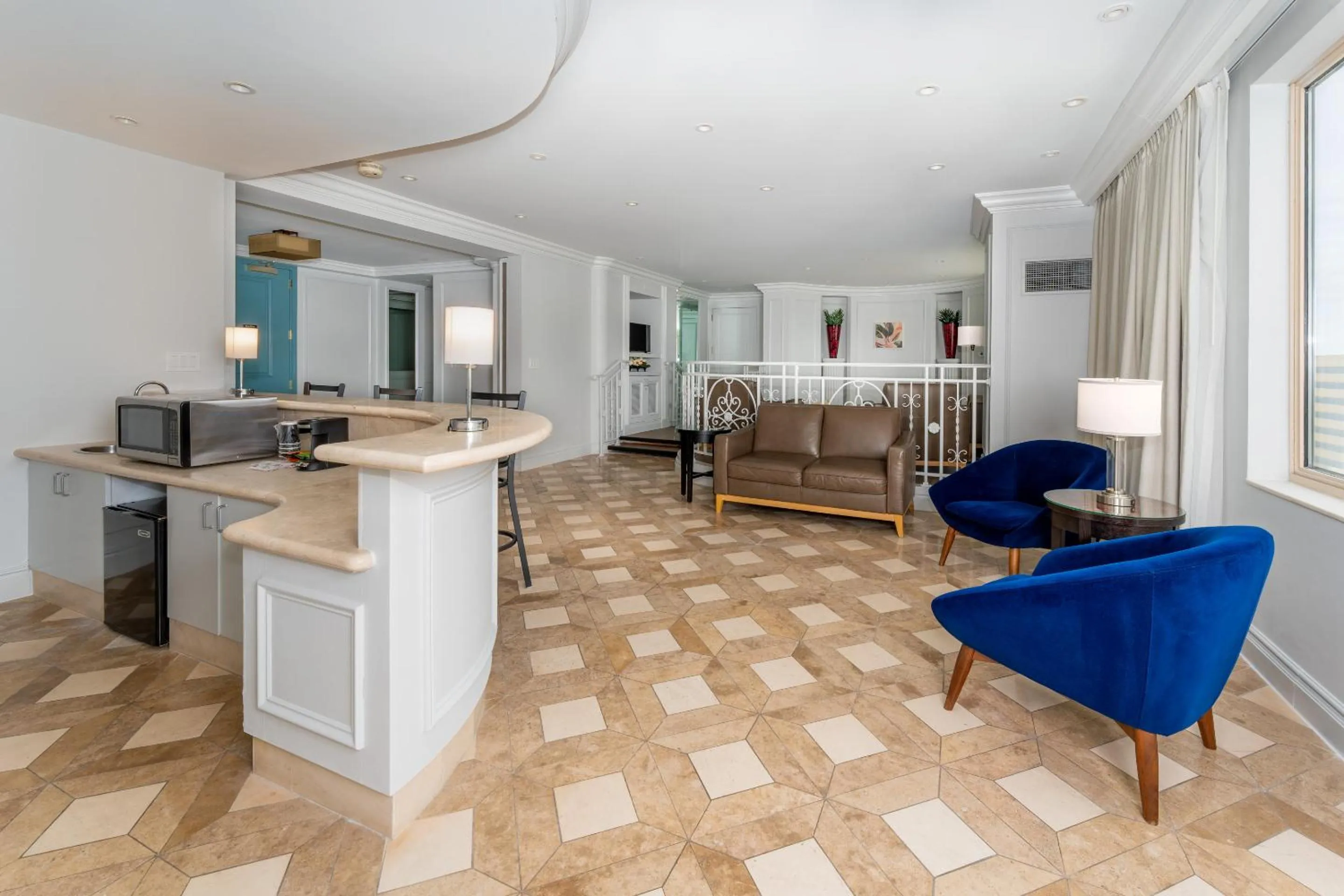 Living room in Showboat Hotel Atlantic City