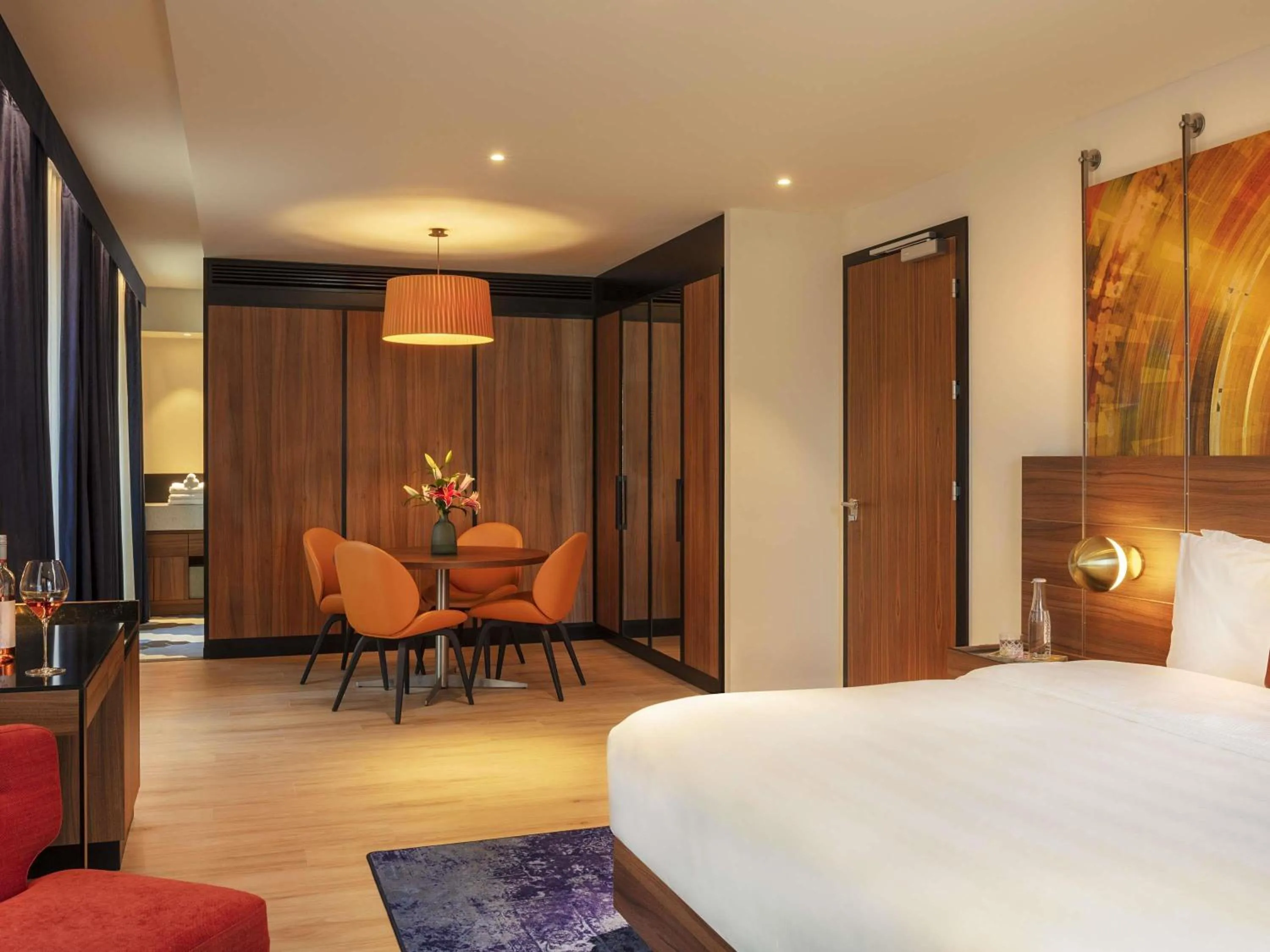 Bedroom, Bed in Pullman Budapest