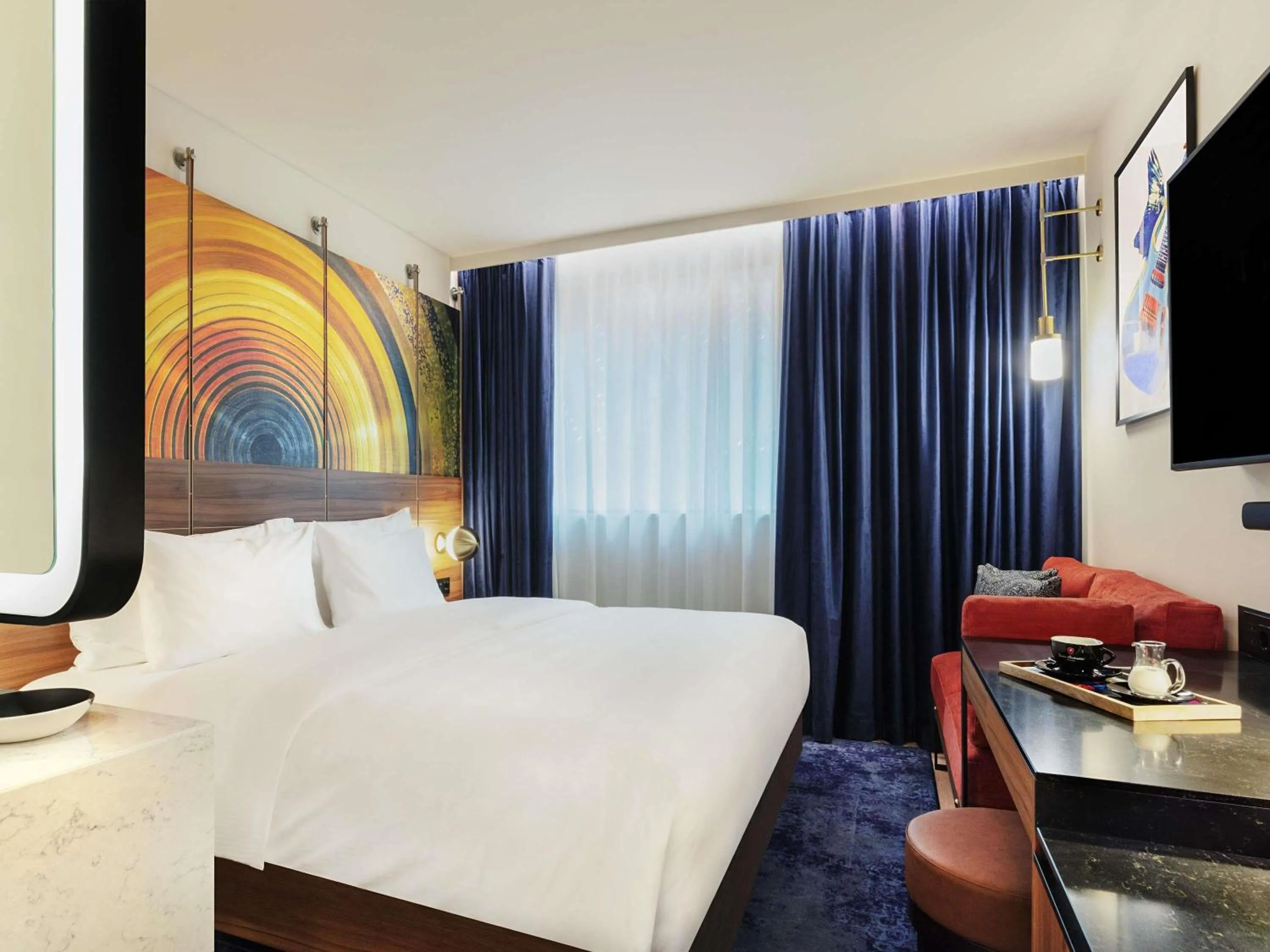 Bedroom, Bed in Pullman Budapest