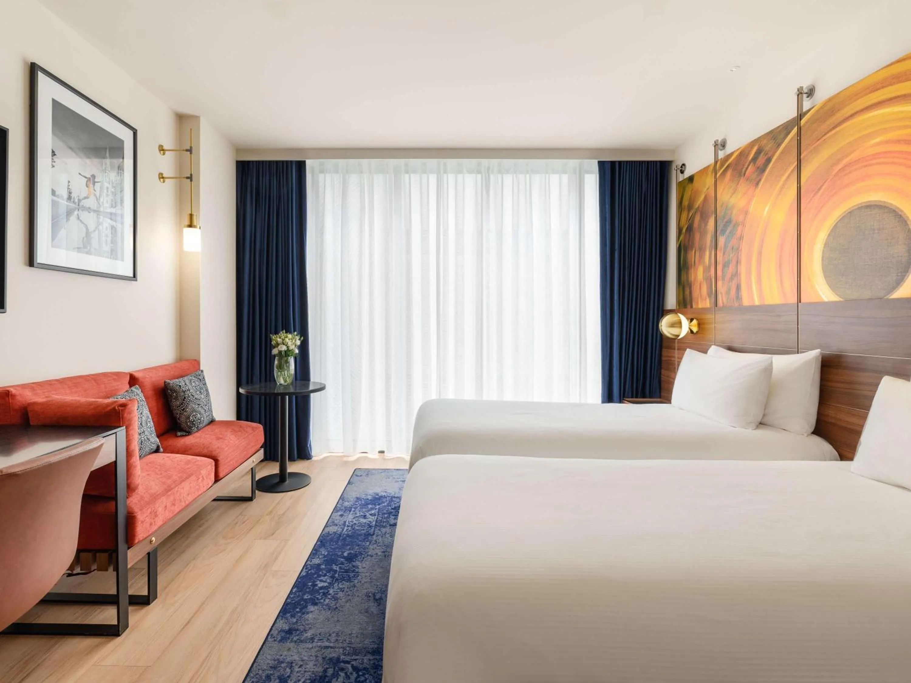 Bedroom, Bed in Hard Rock Hotel Budapest