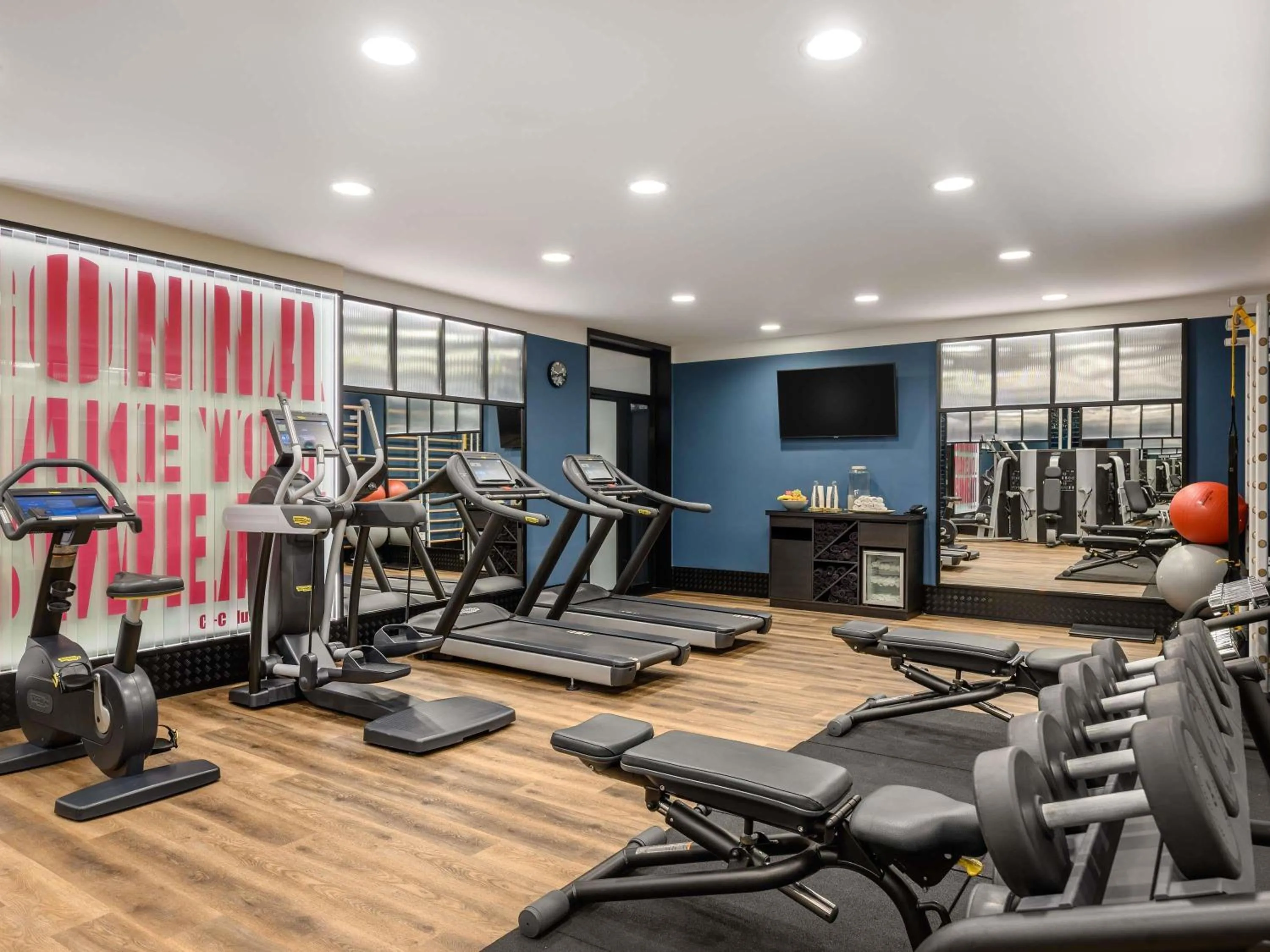 Fitness centre/facilities in Pullman Budapest