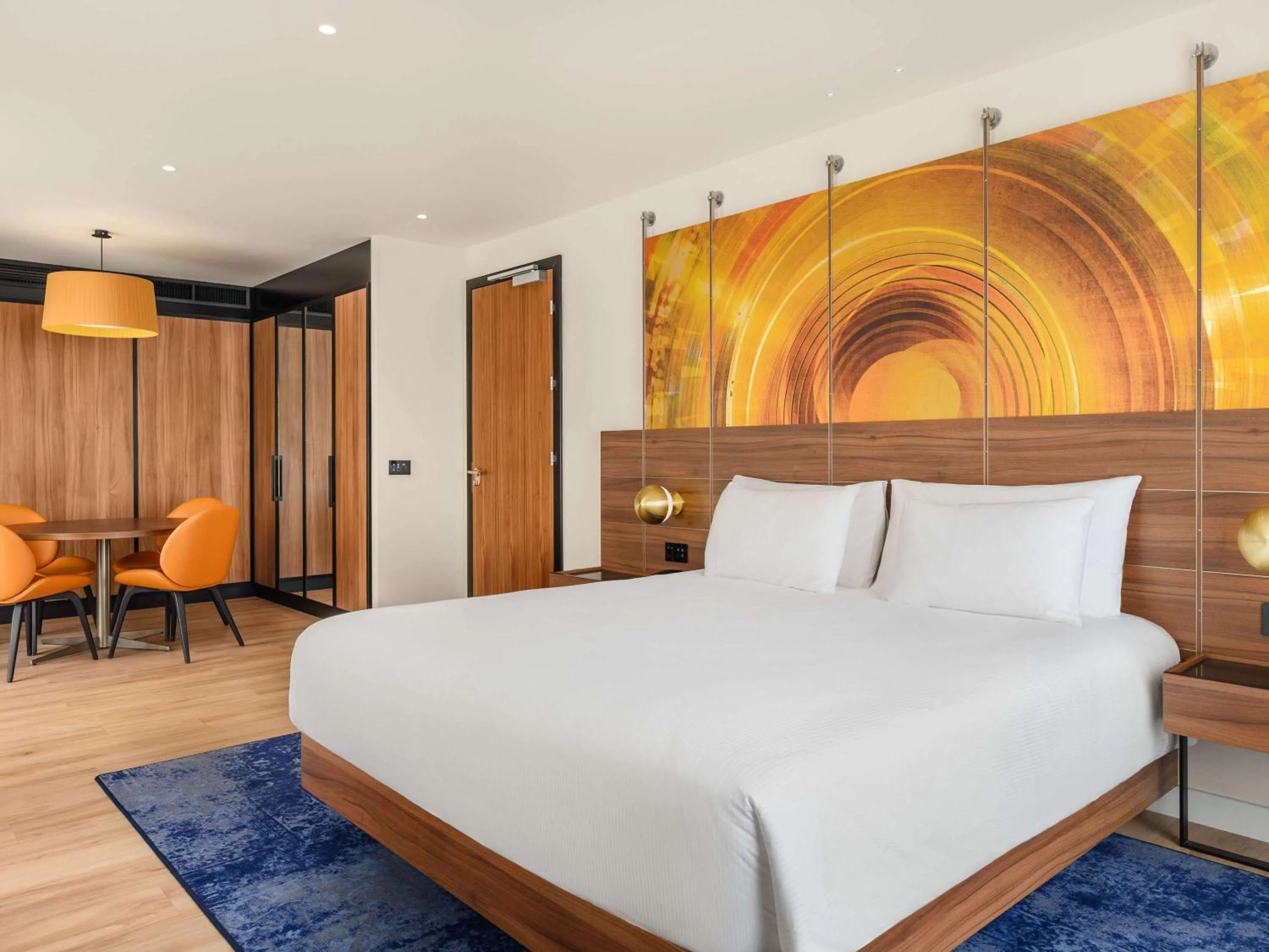 Bedroom, Bed in Hard Rock Hotel Budapest