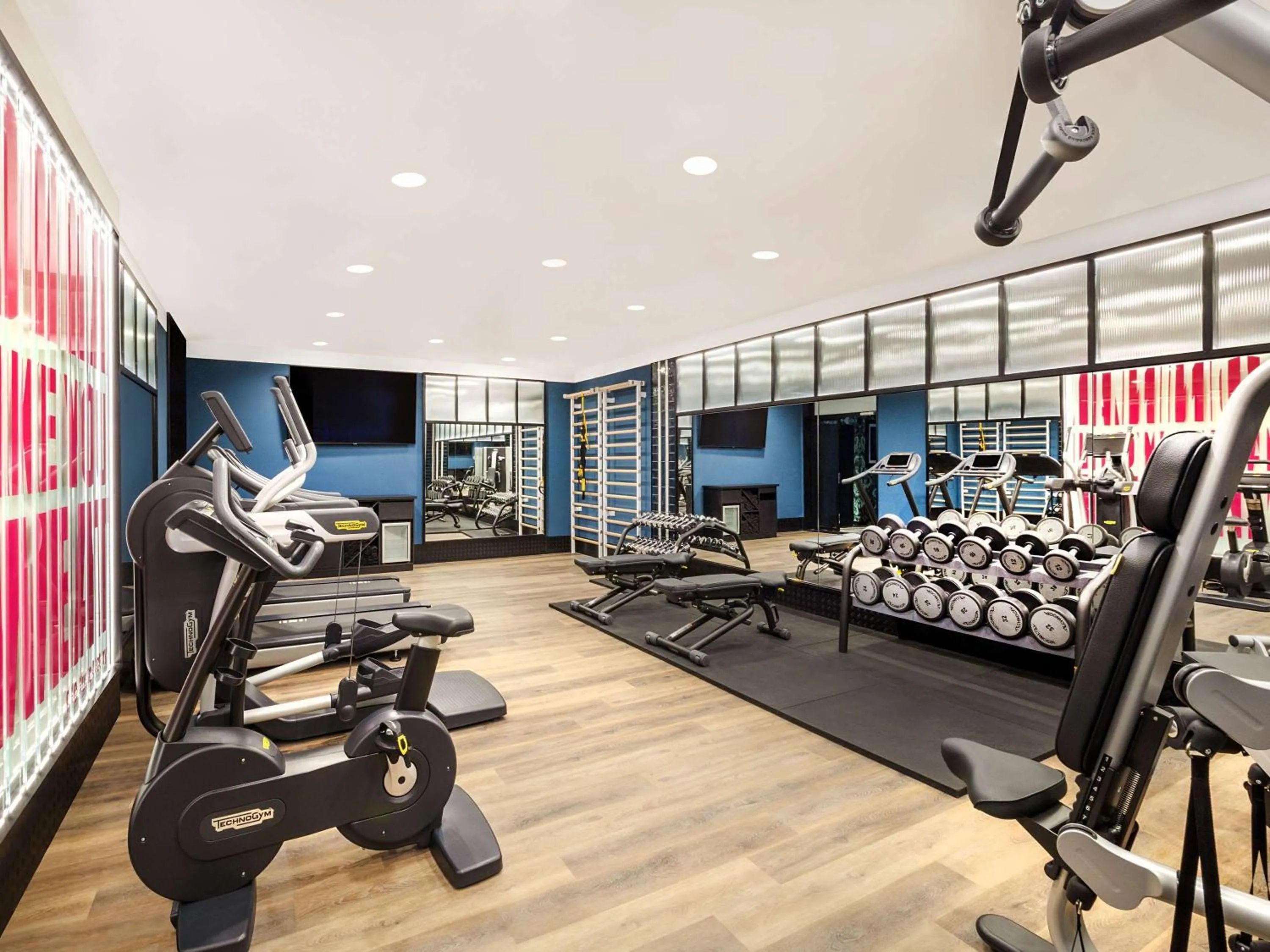 Fitness centre/facilities in Hard Rock Hotel Budapest