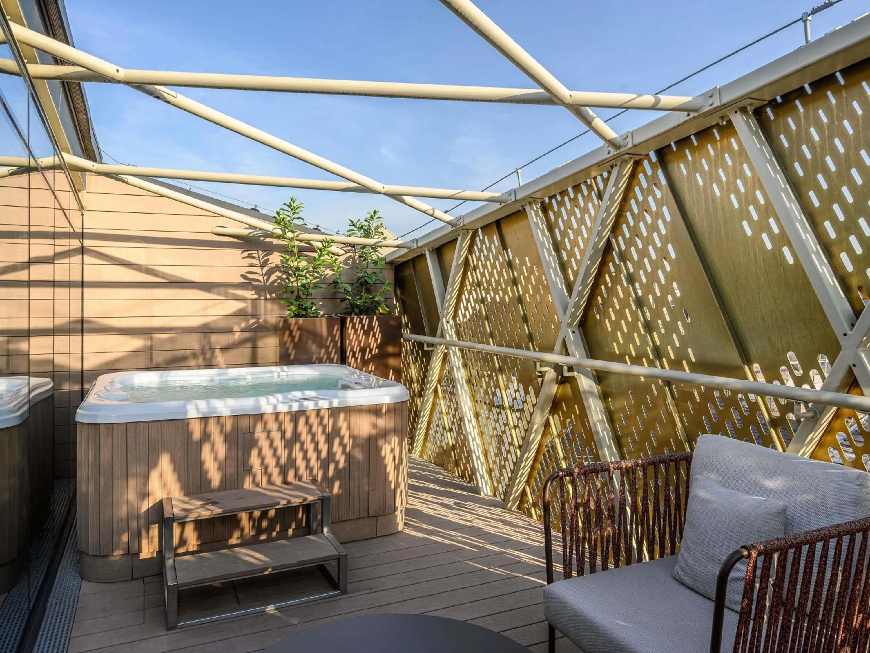 Bedroom in Pullman Budapest