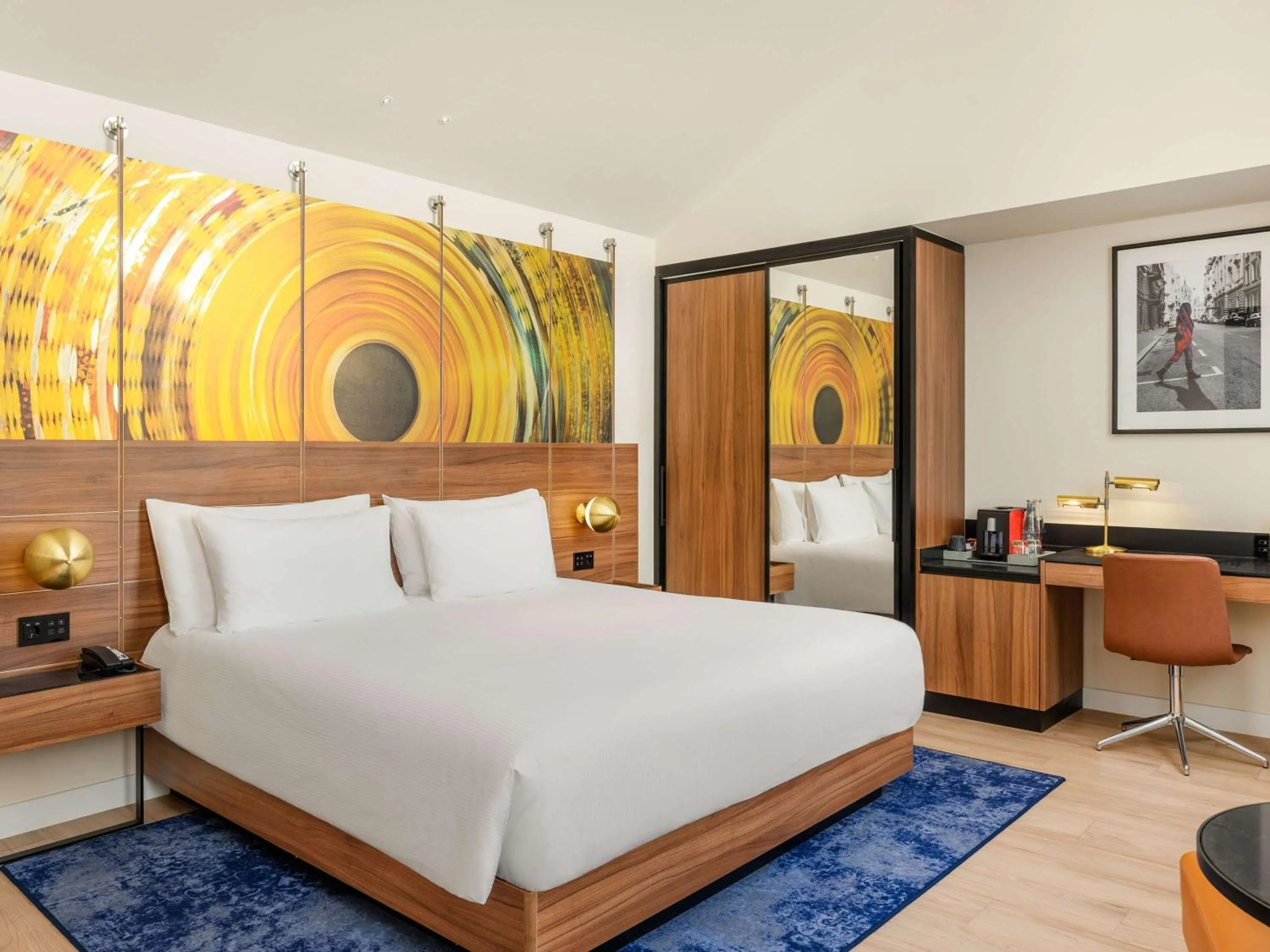 Bedroom, Bed in Hard Rock Hotel Budapest