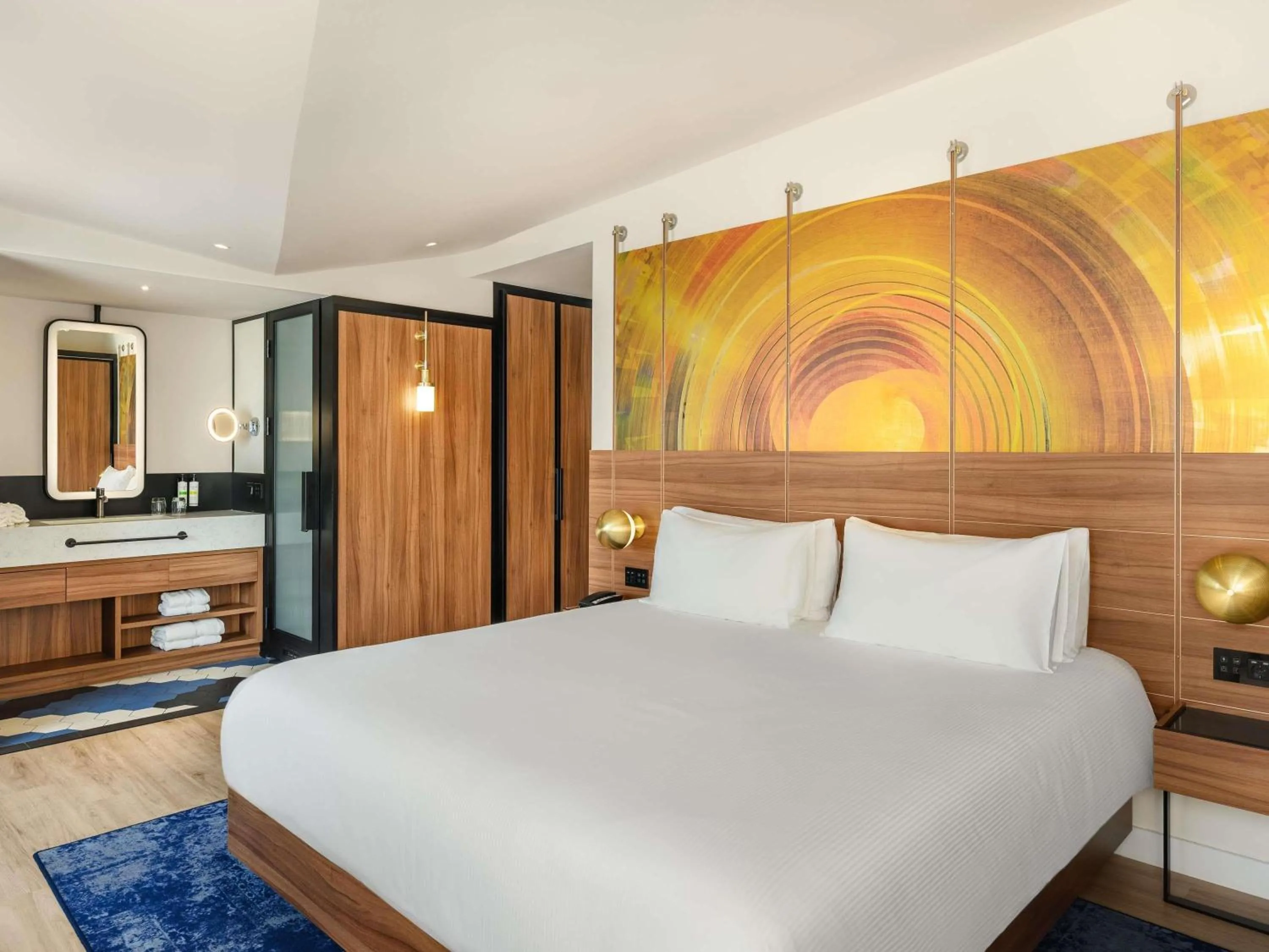 Bedroom, Bed in Pullman Budapest