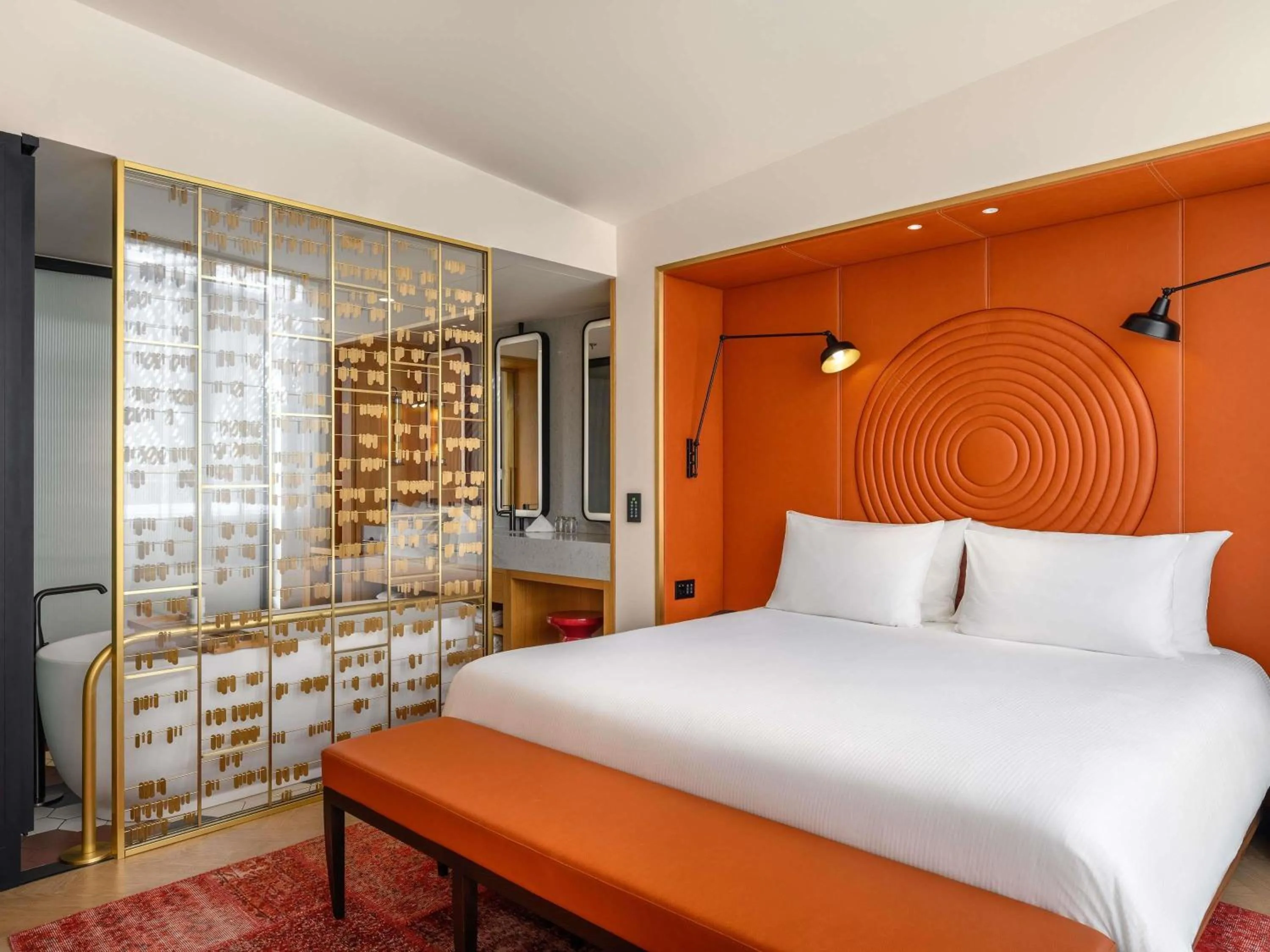 Bedroom, Bed in Pullman Budapest