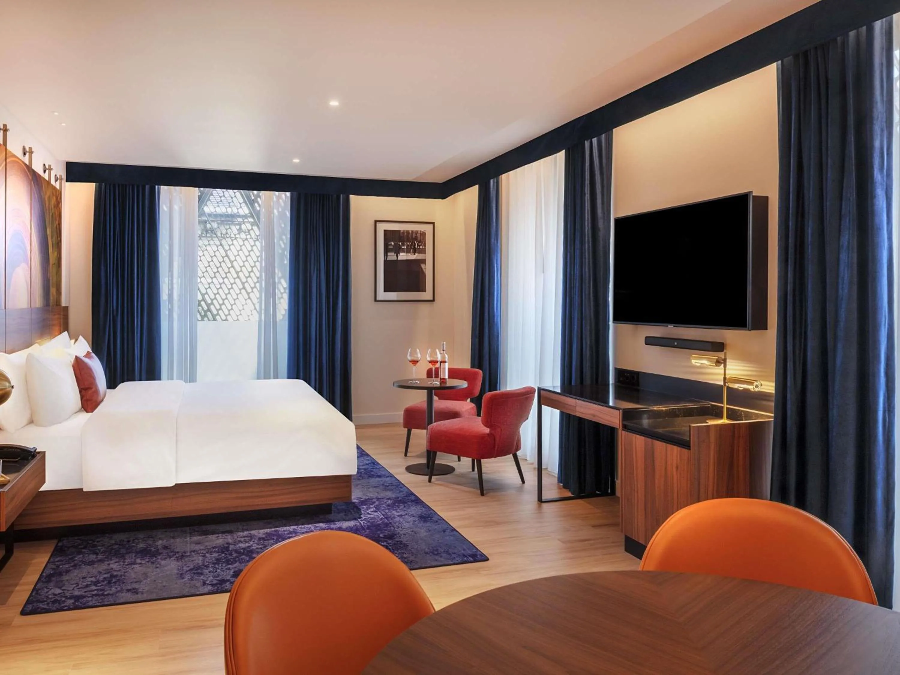 Bedroom, Bed in Pullman Budapest