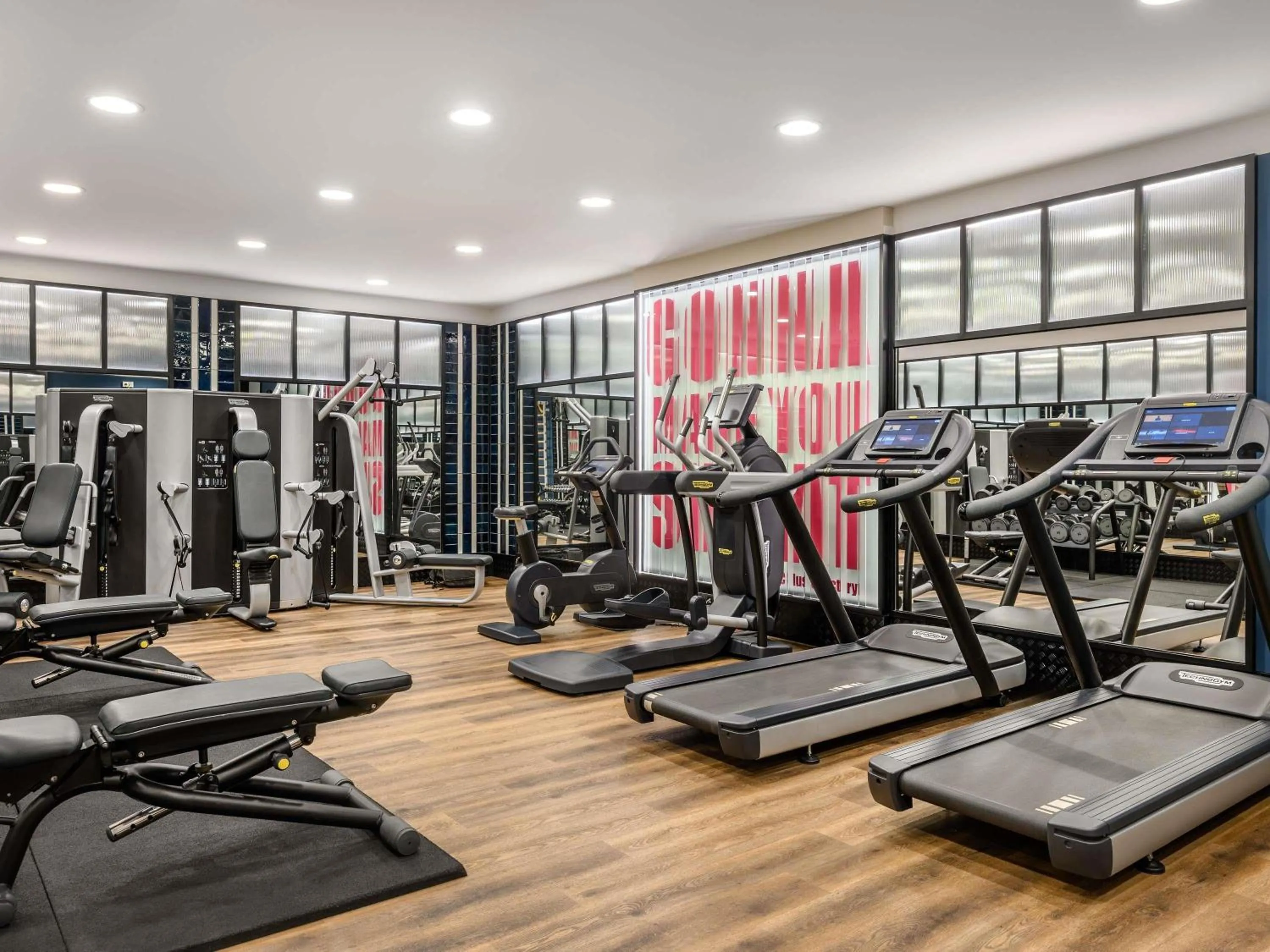 Fitness centre/facilities in Pullman Budapest