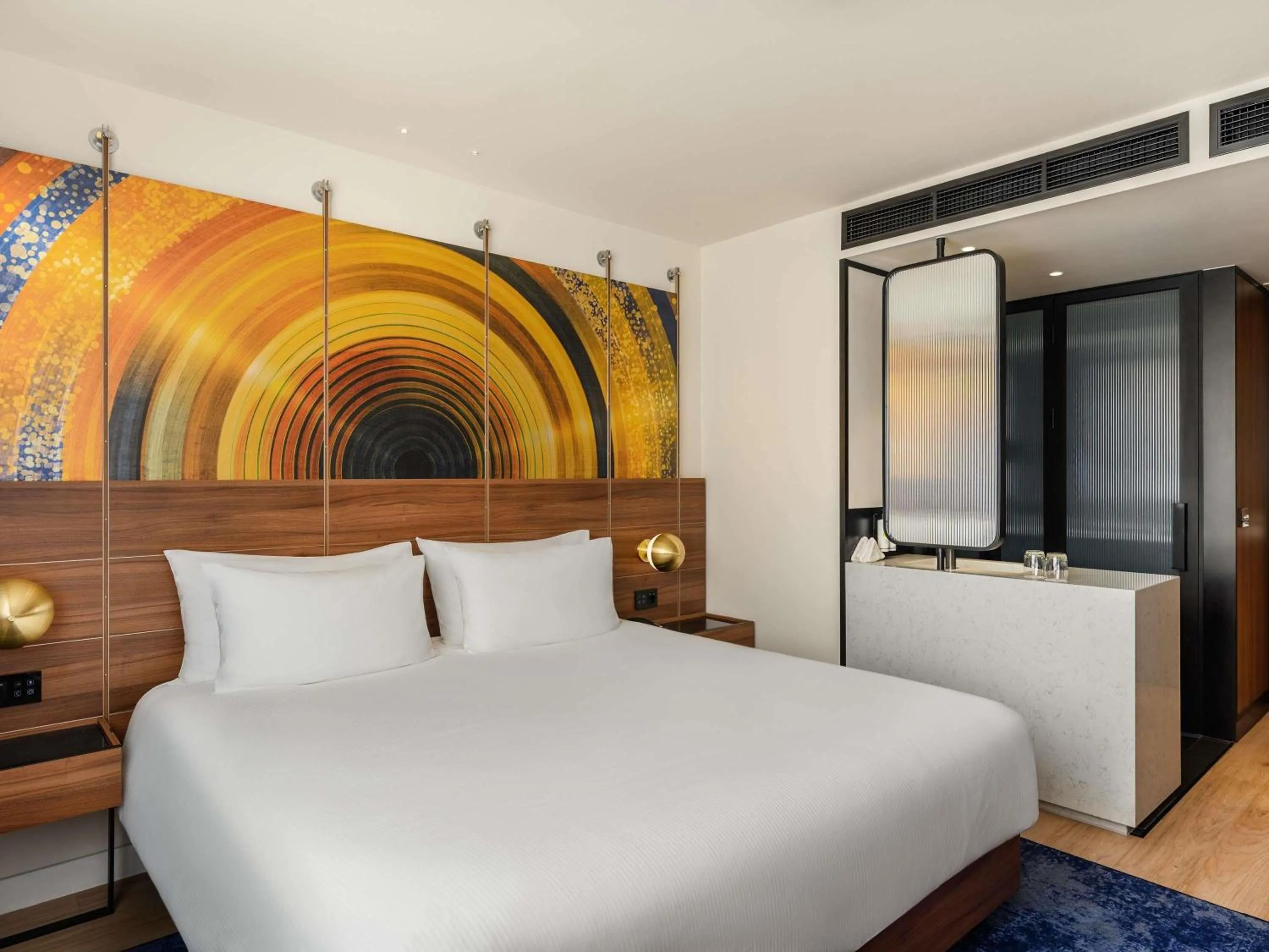 Bedroom, Bed in Pullman Budapest