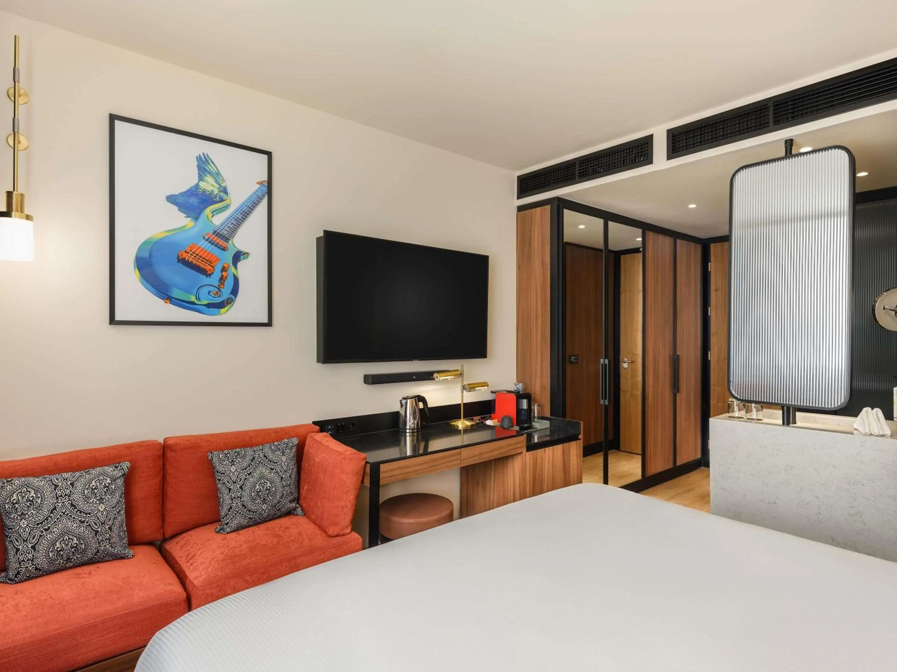 Bedroom, Bed in Pullman Budapest