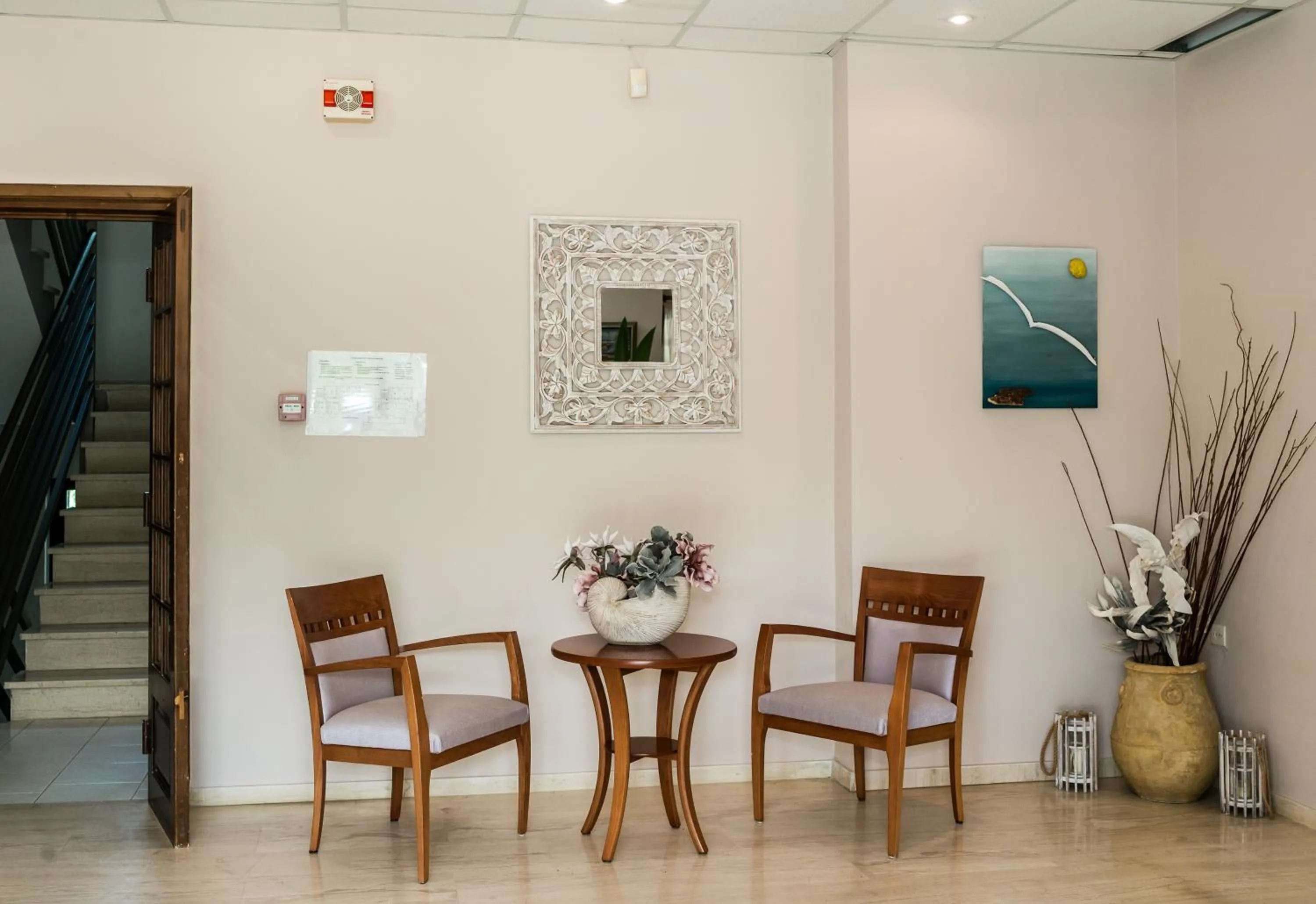 Seating area in Kalidonio Studios Zante