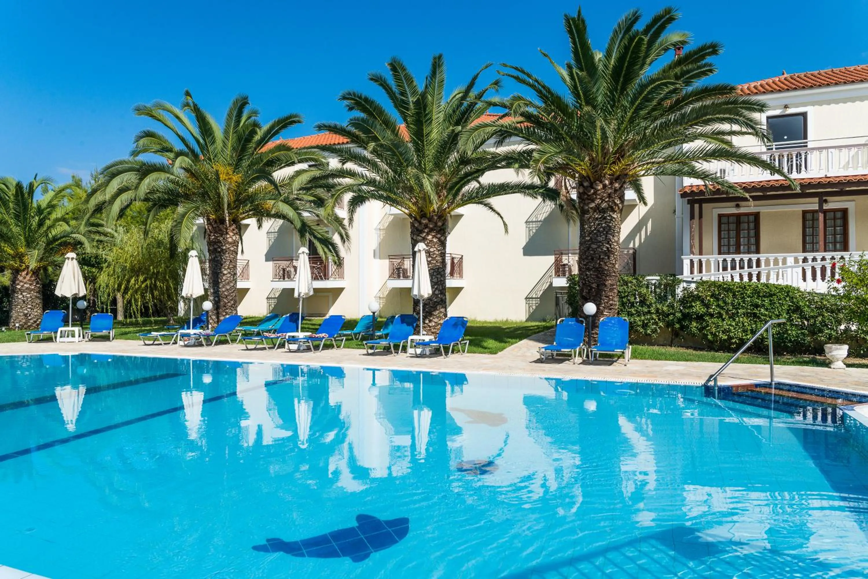 Swimming pool in Kalidonio Studios Zante