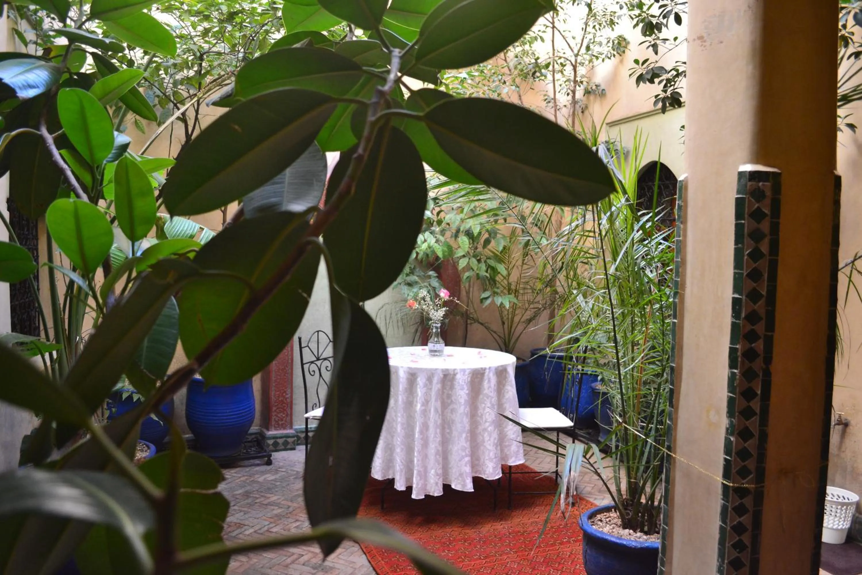 Patio in Riad Hôtel Belleville Marrakech