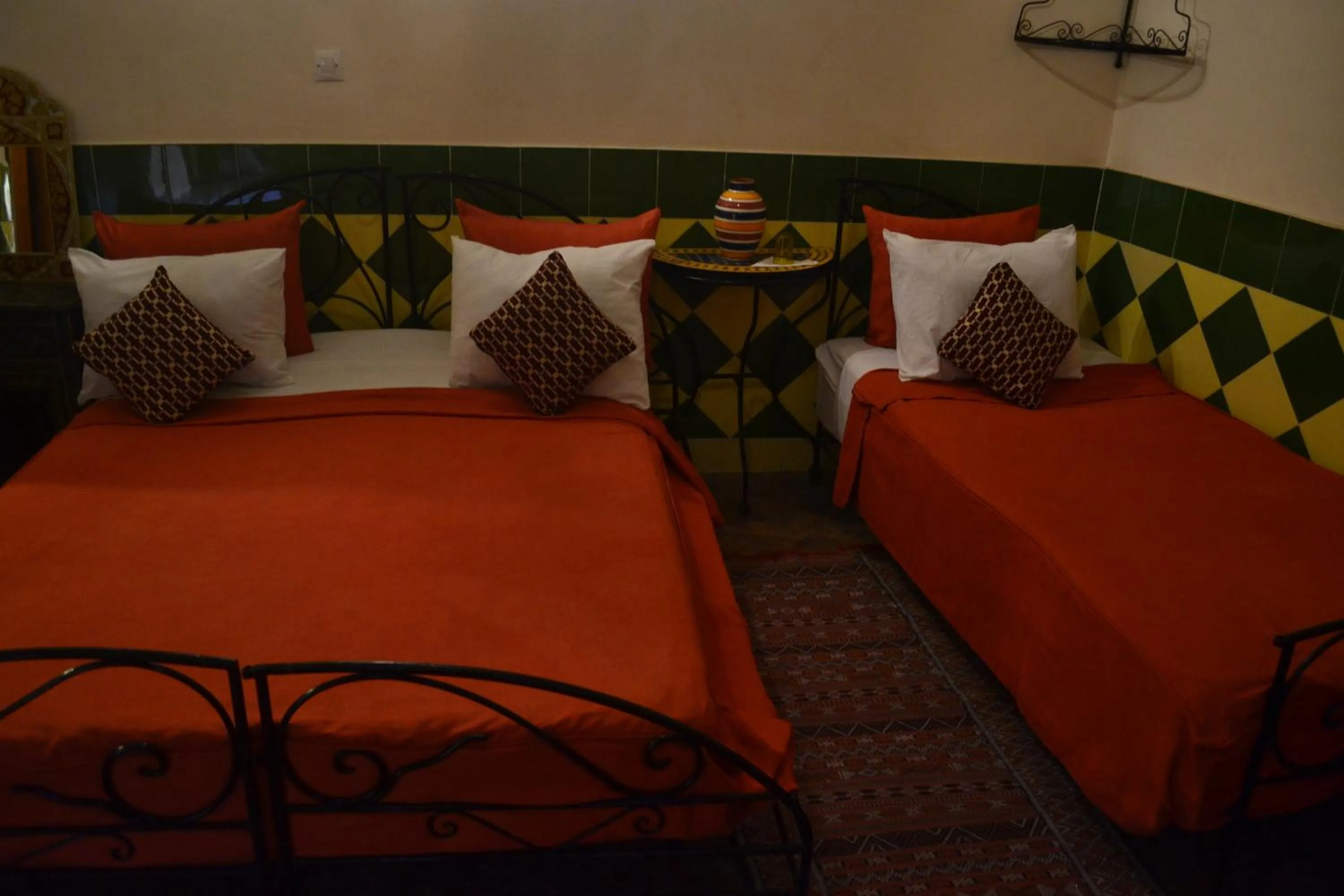 Photo of the whole room, Bed in Riad Hôtel Belleville Marrakech
