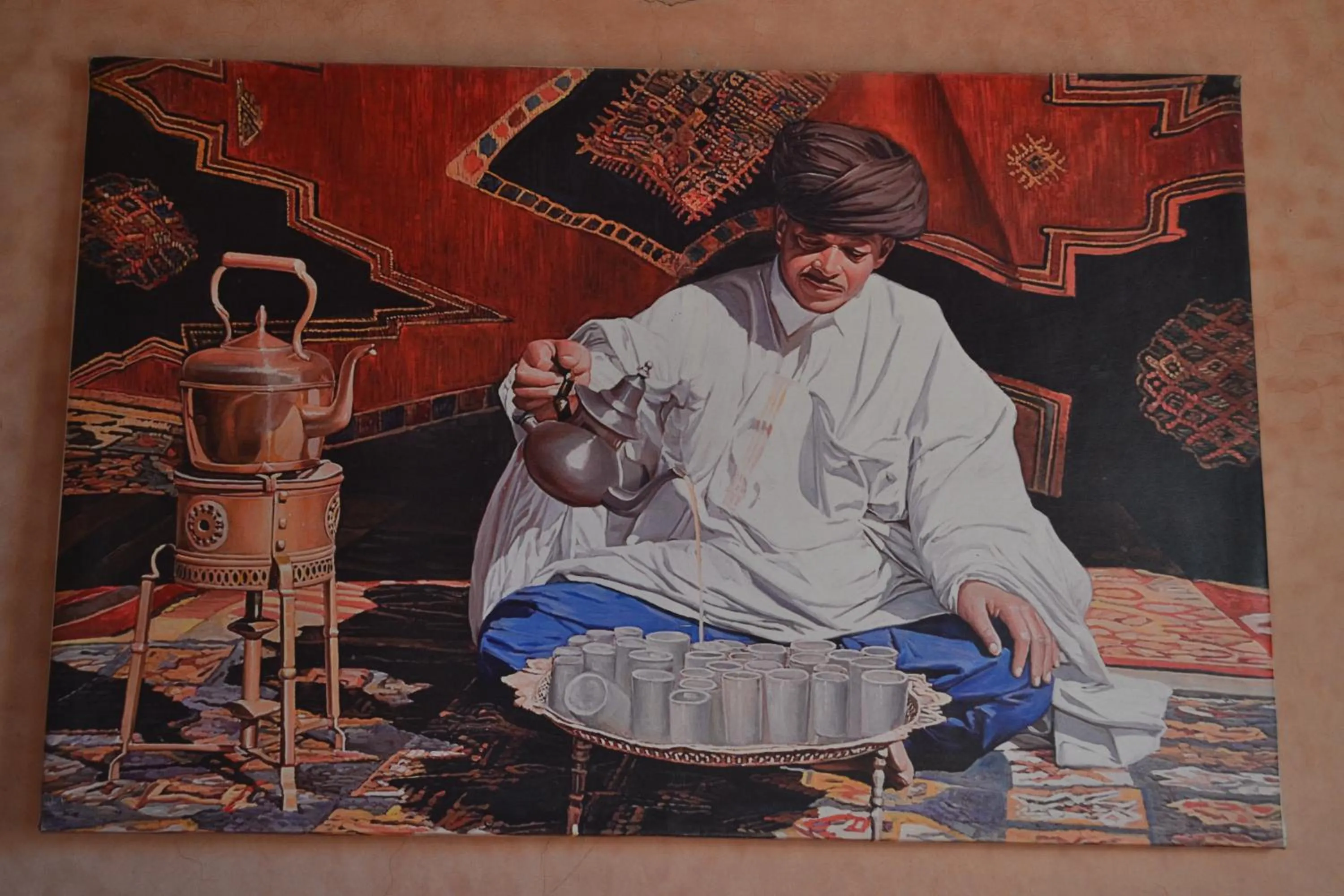 Decorative detail in Riad Hôtel Belleville Marrakech