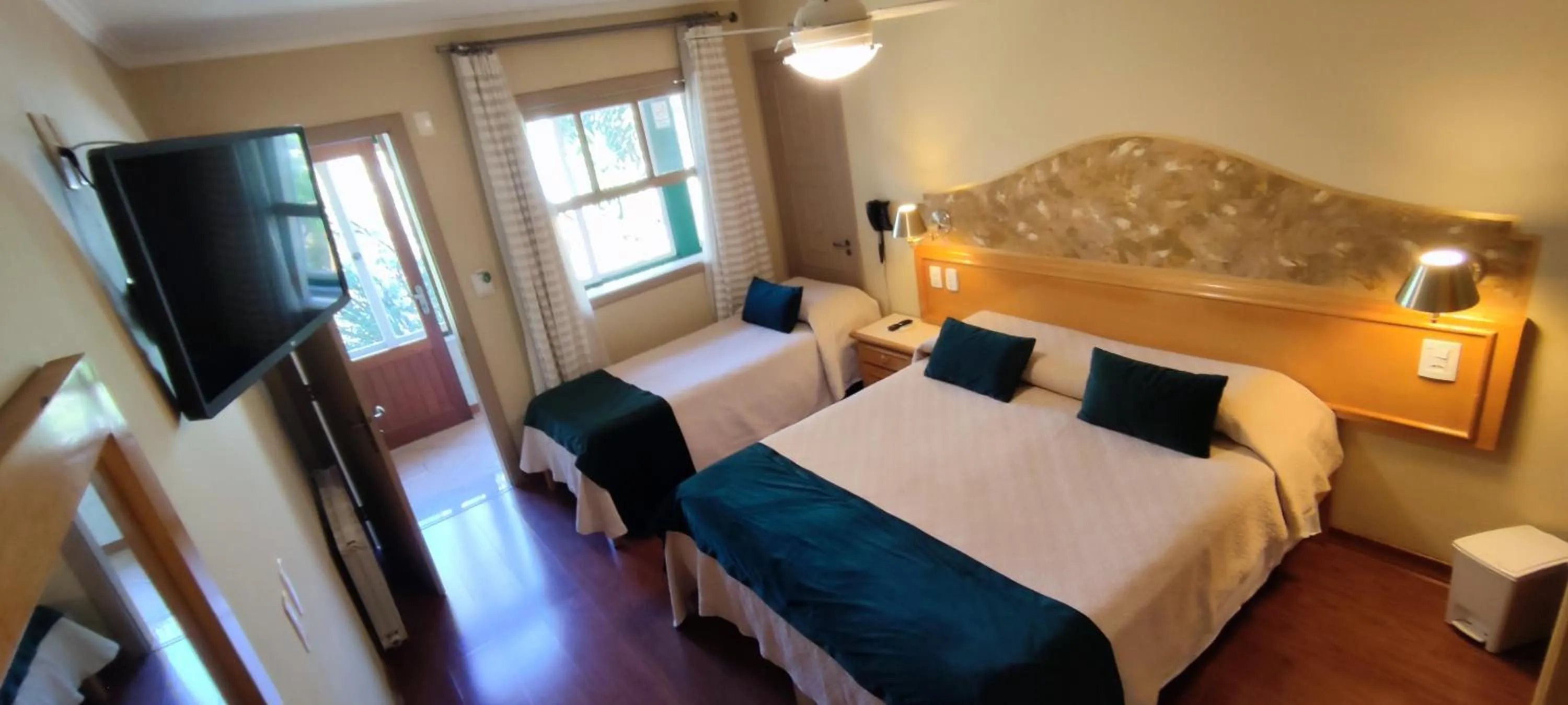 Bed in Hotel Vovó Carolina