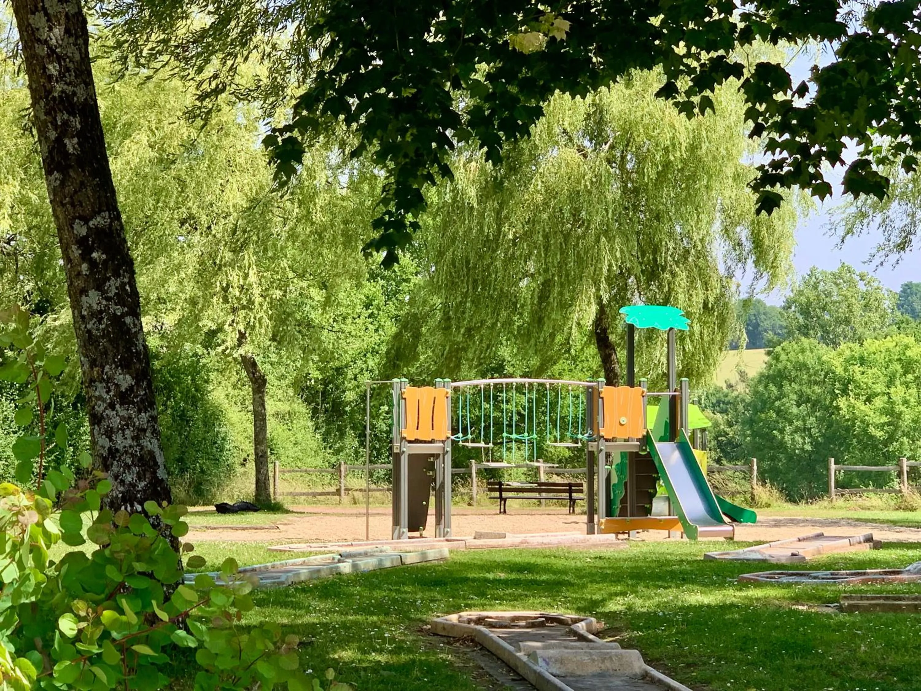 Children play ground in Terres de France - Natura Resort Pescalis
