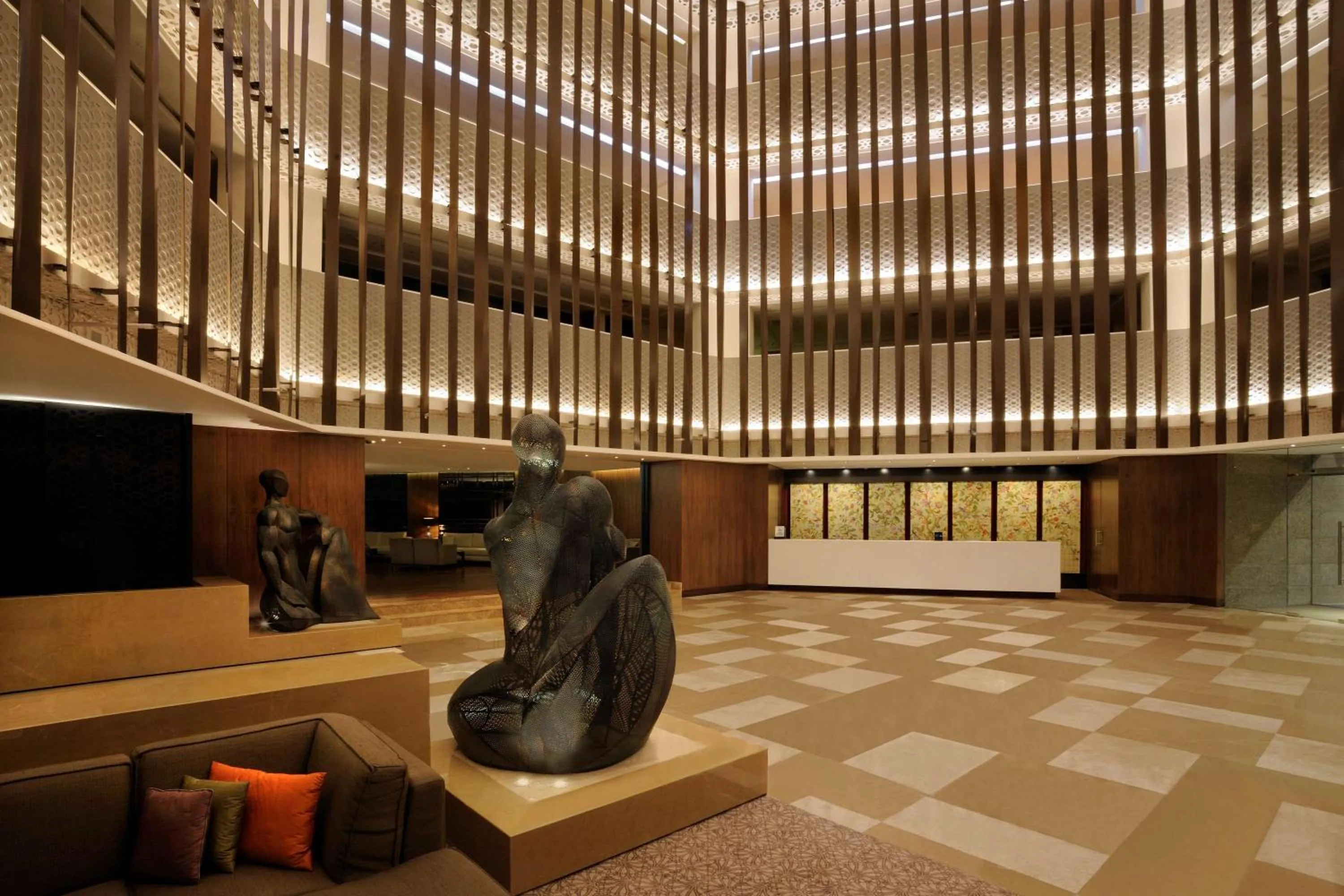 Lobby or reception in Hilton Bangalore Embassy GolfLinks