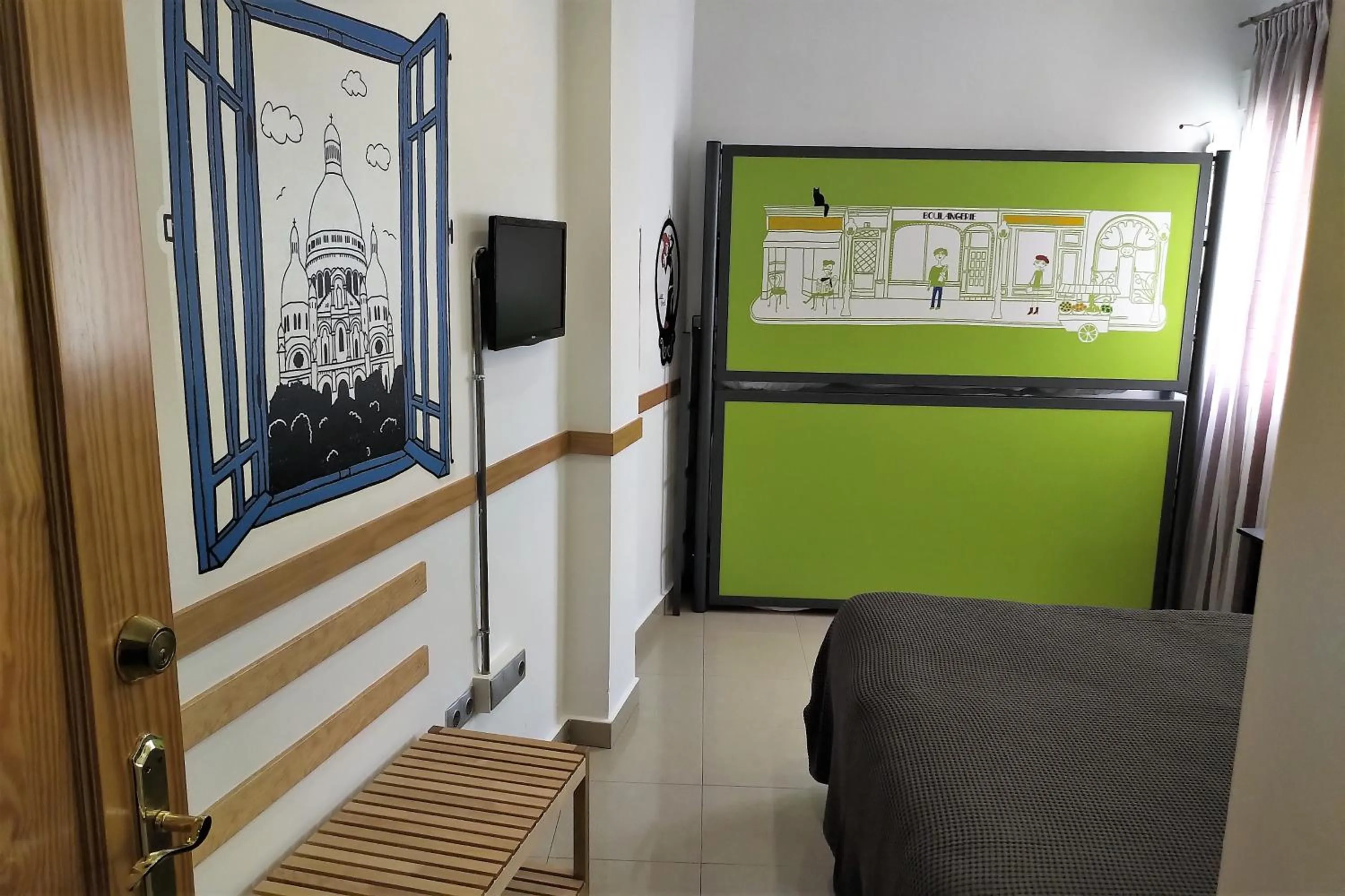 Bedroom in Apartamentos El Templo Suites