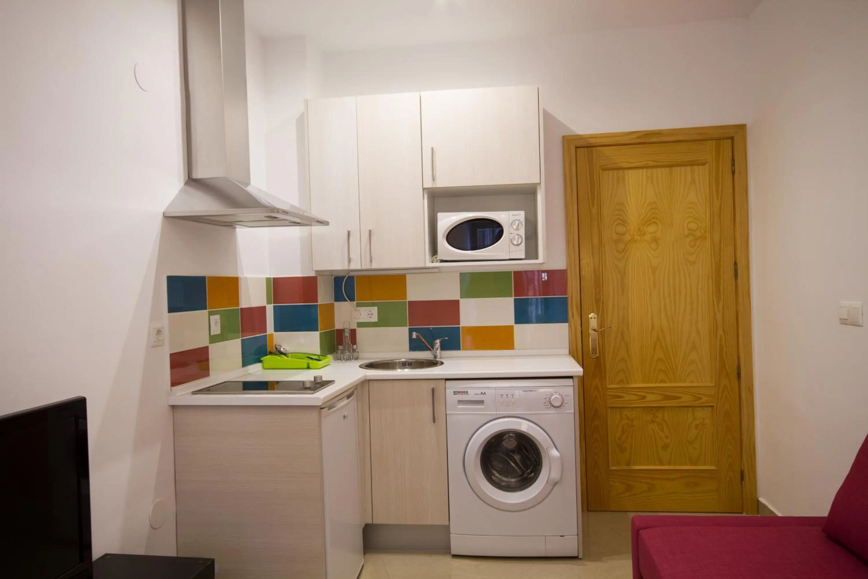 Kitchen or kitchenette in Apartamentos El Templo Suites