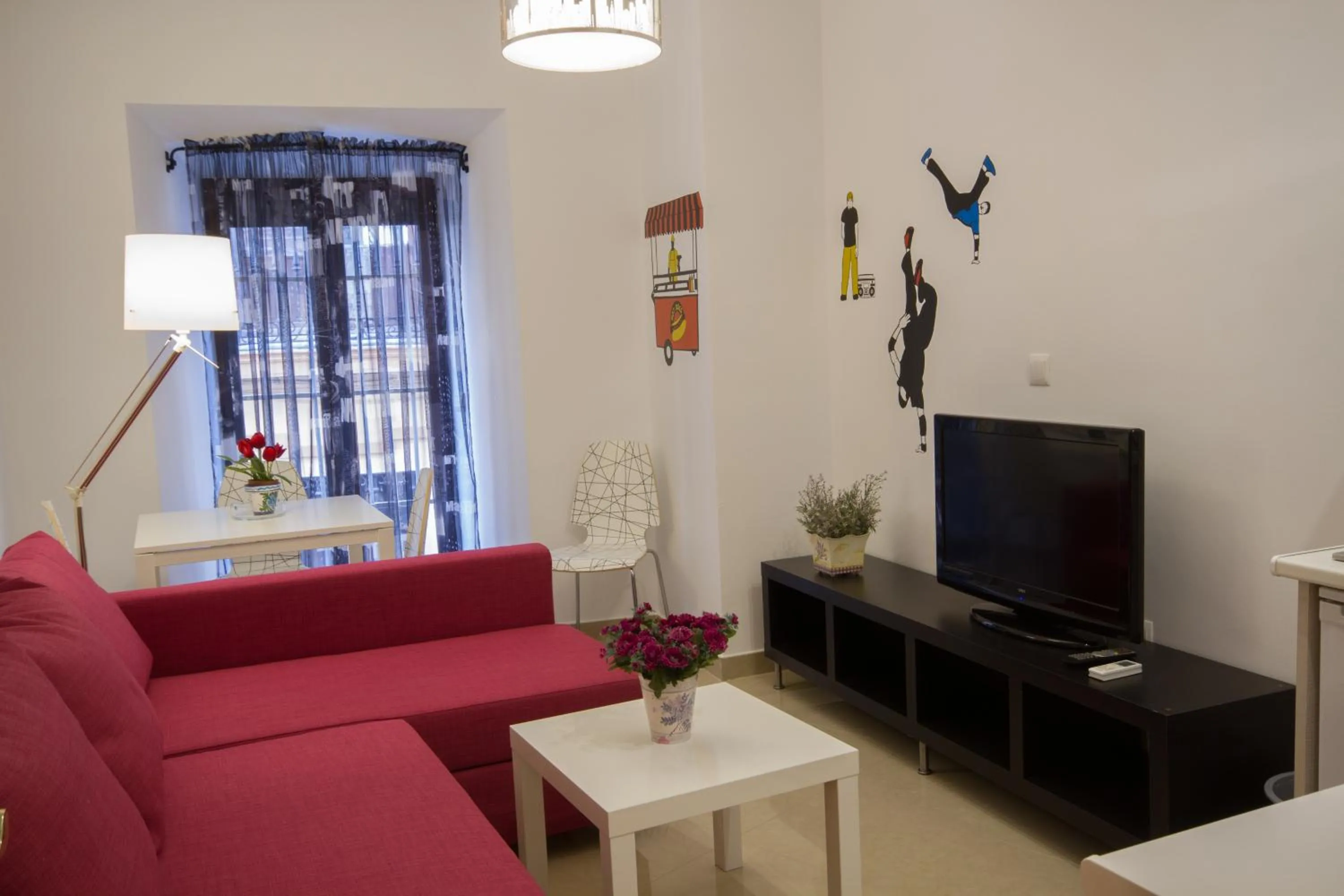 Living room in Apartamentos El Templo Suites