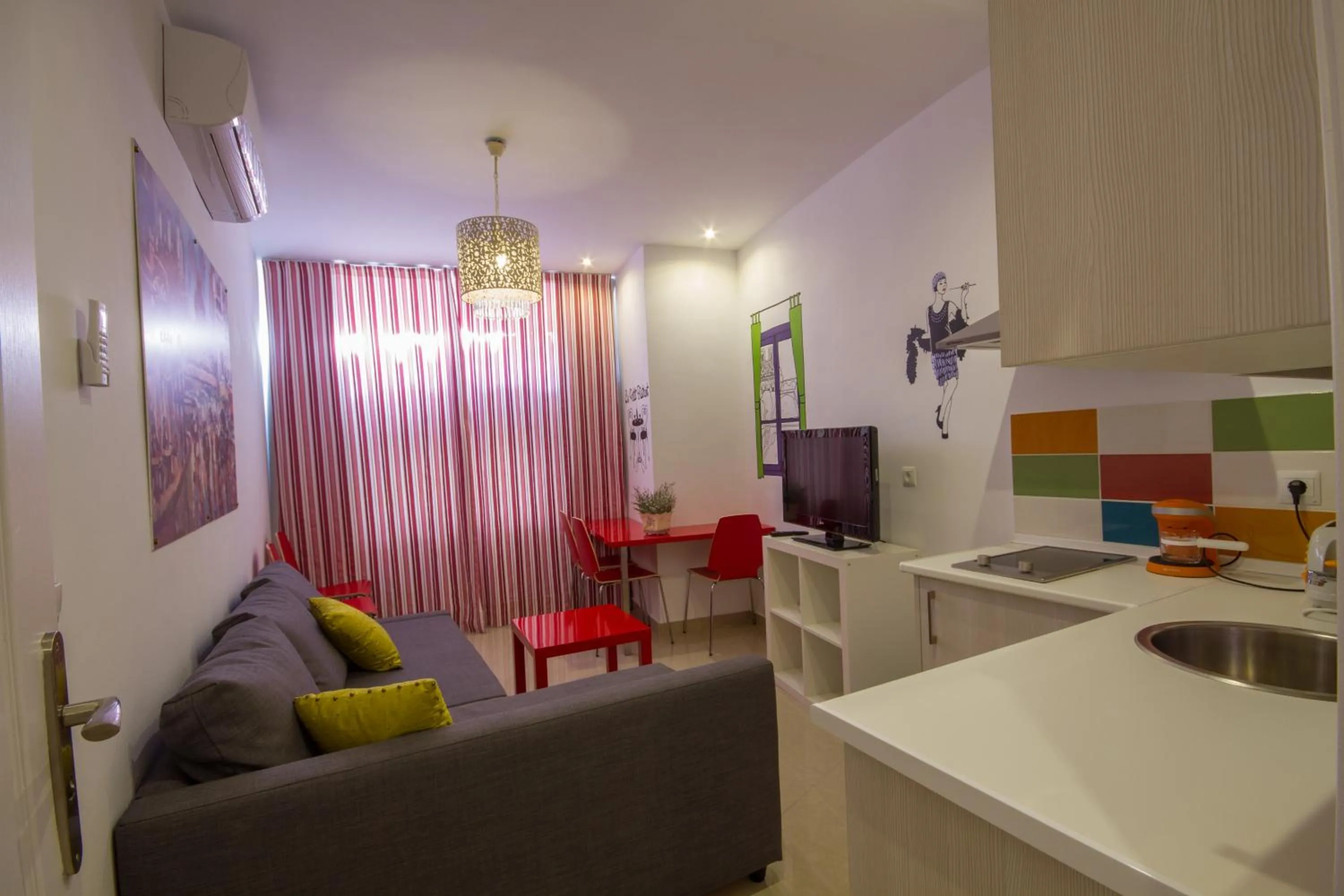 Living room in Apartamentos El Templo Suites
