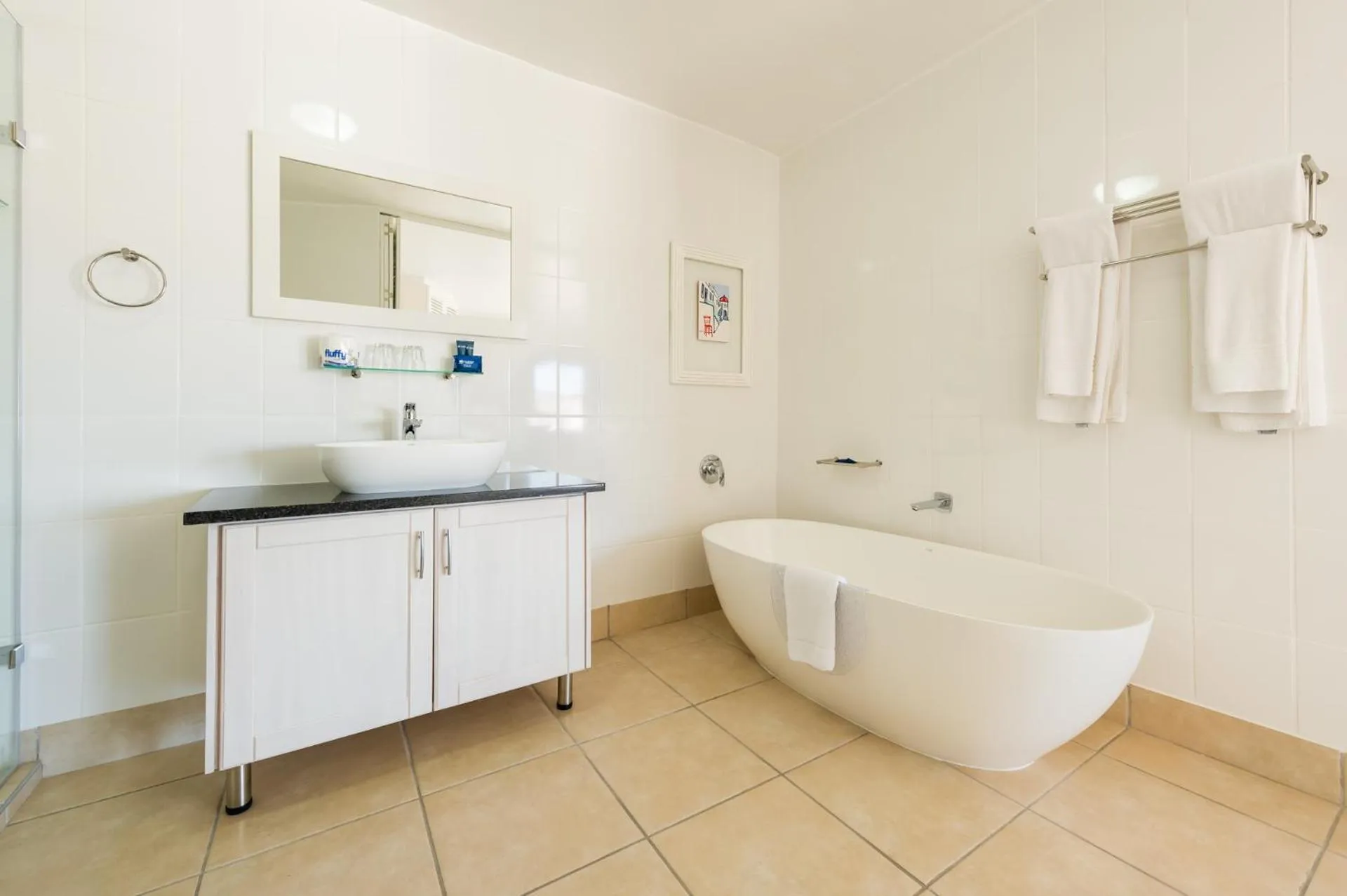 Bathroom in Club Mykonos Langebaan